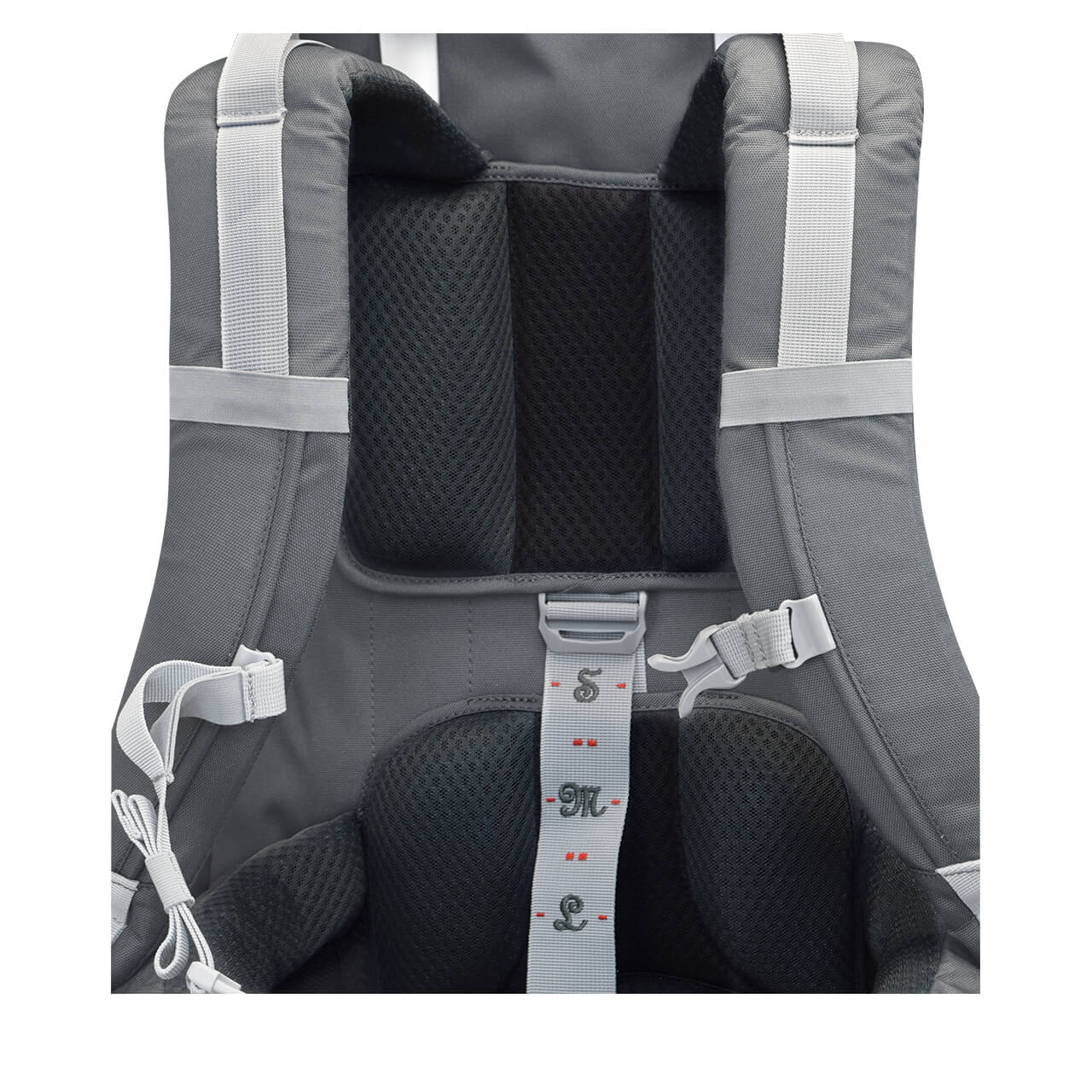 Mochila para alta montaña KALA PATHAR 75 L, semi-impermeable, B1780390, negro con gris