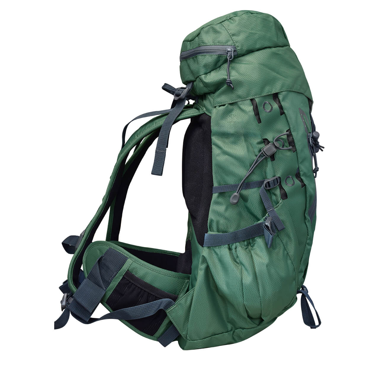 Mochila para media montaña THAPA 30 L, semi-impermeable, B1780491, verde con gris