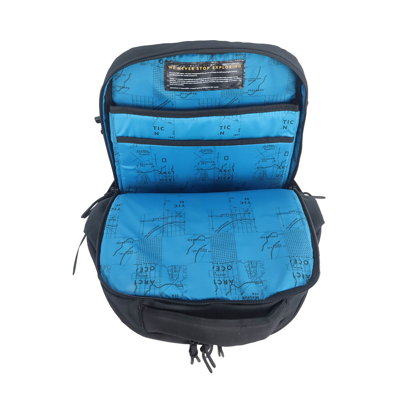 Mochila Nat Geo, ALL ROUNDER 27 L, N27905.06, con sistema de bloqueo para TC/TD RFID, negro