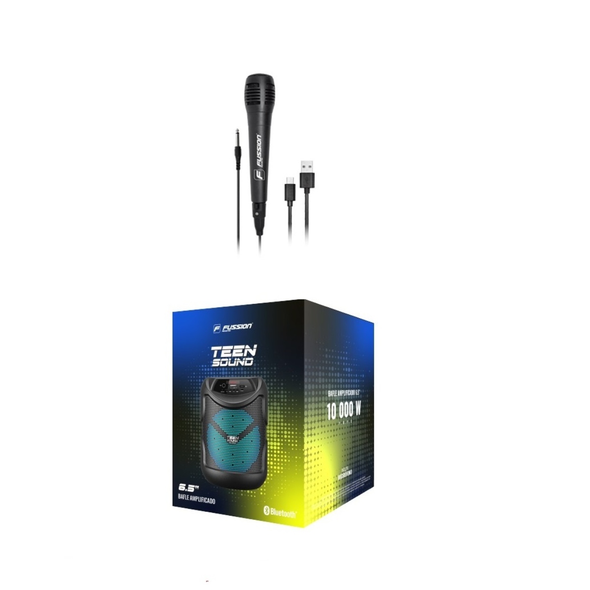 Bafle Amplificado Fussion PBS-65028 6.5" Teen Sound 10,000W ENDY3