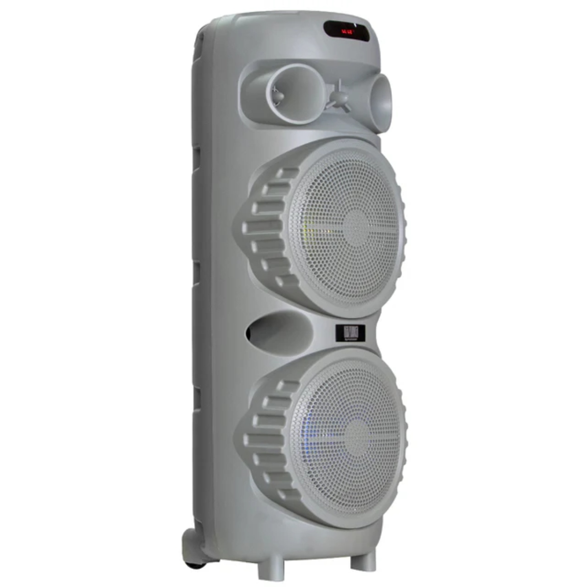 Bafle Amplificado Fussion PBS-2X8006 2X8" Bazooka 40,000W Gris ENDY9