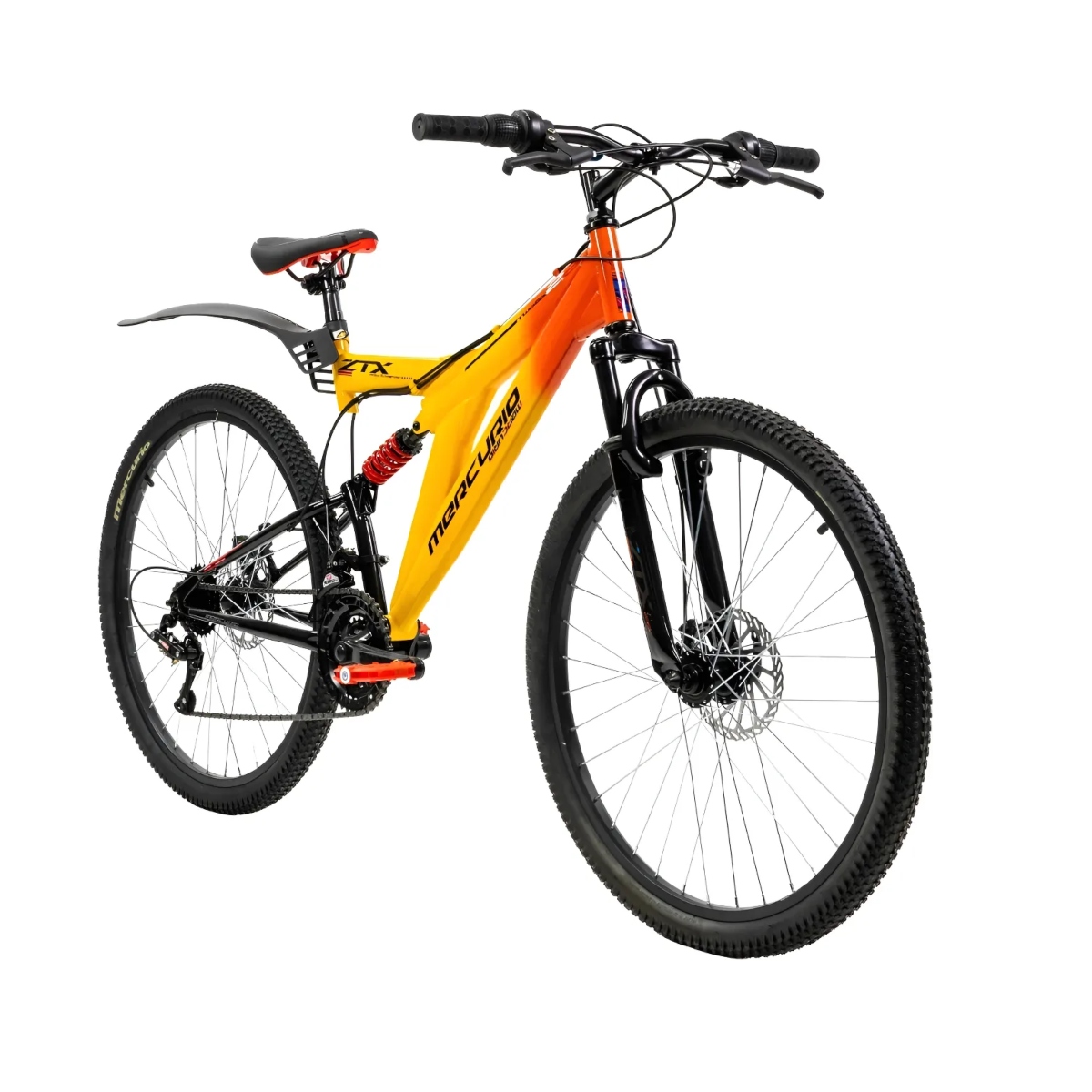 Bicicleta Mercurio DS ZTX R26'' 21V Amarillo/Naranja M ENDY14