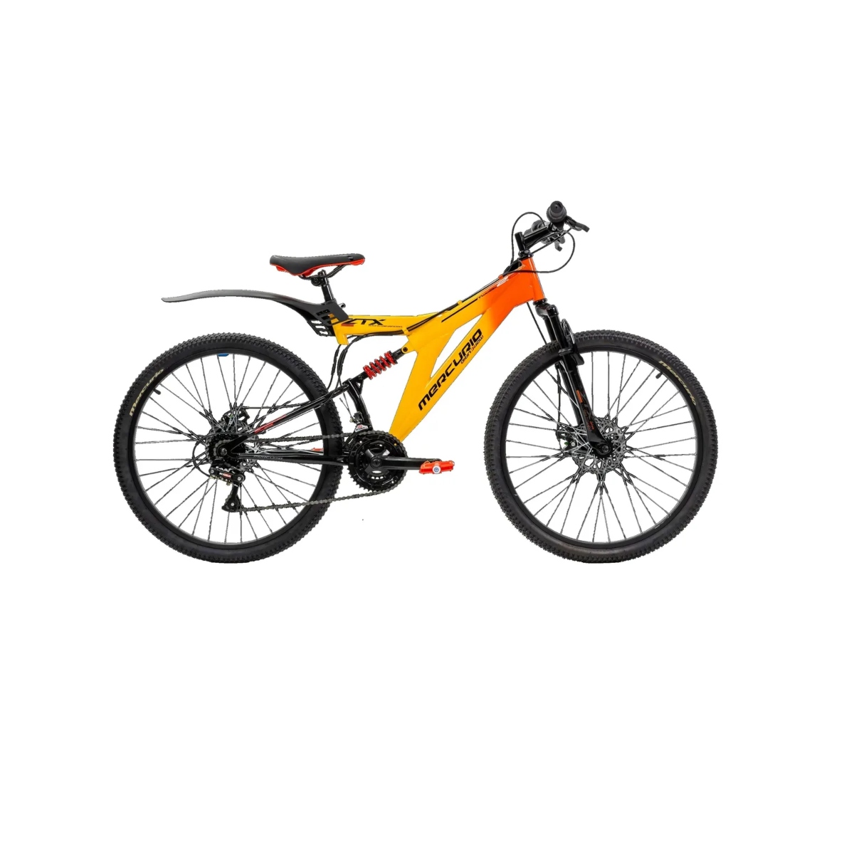 Bicicleta Mercurio DS ZTX R26'' 21V Amarillo/Naranja M ENDY14