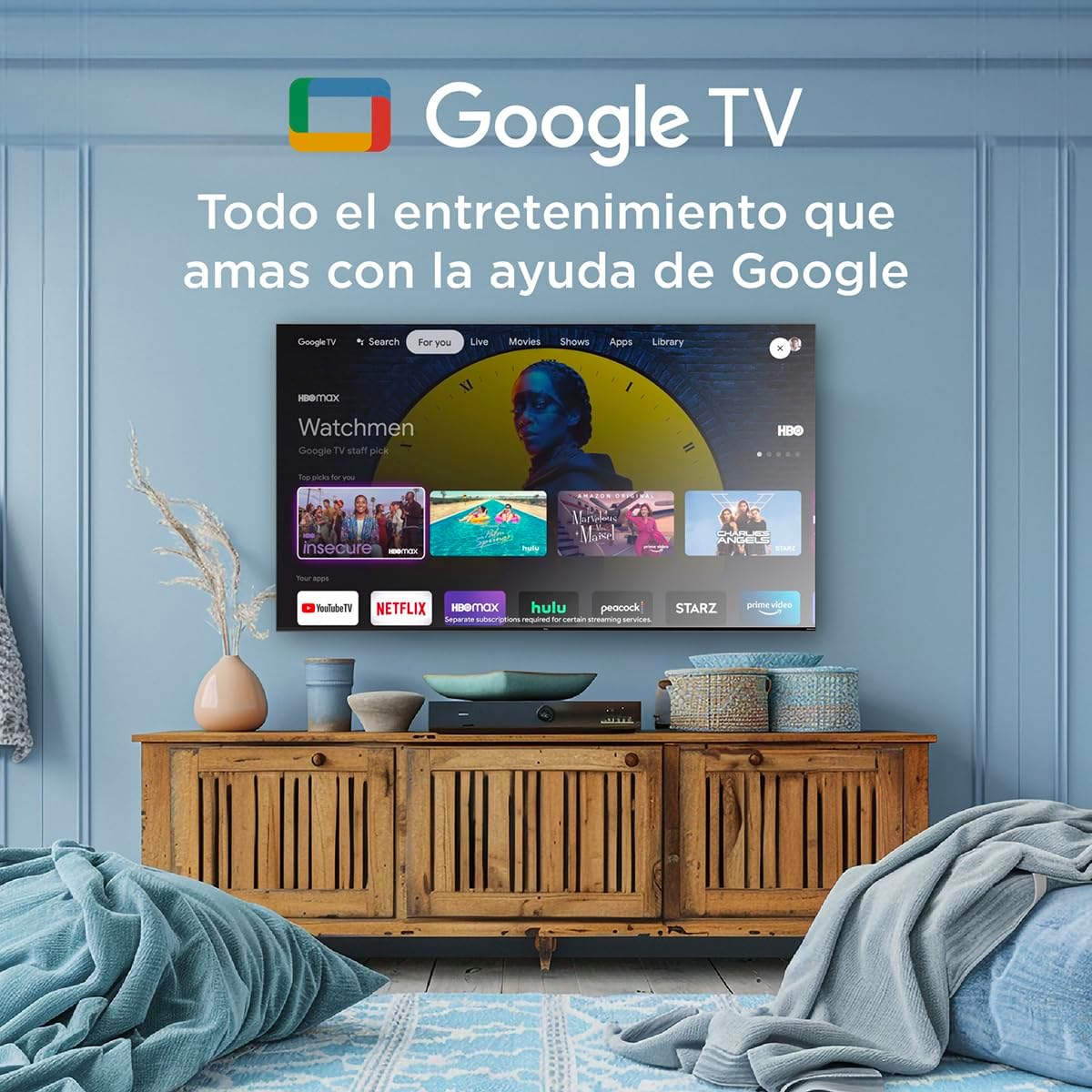 Televisor 55 pulgadas TCL 55S451G 4K Smart Google TV