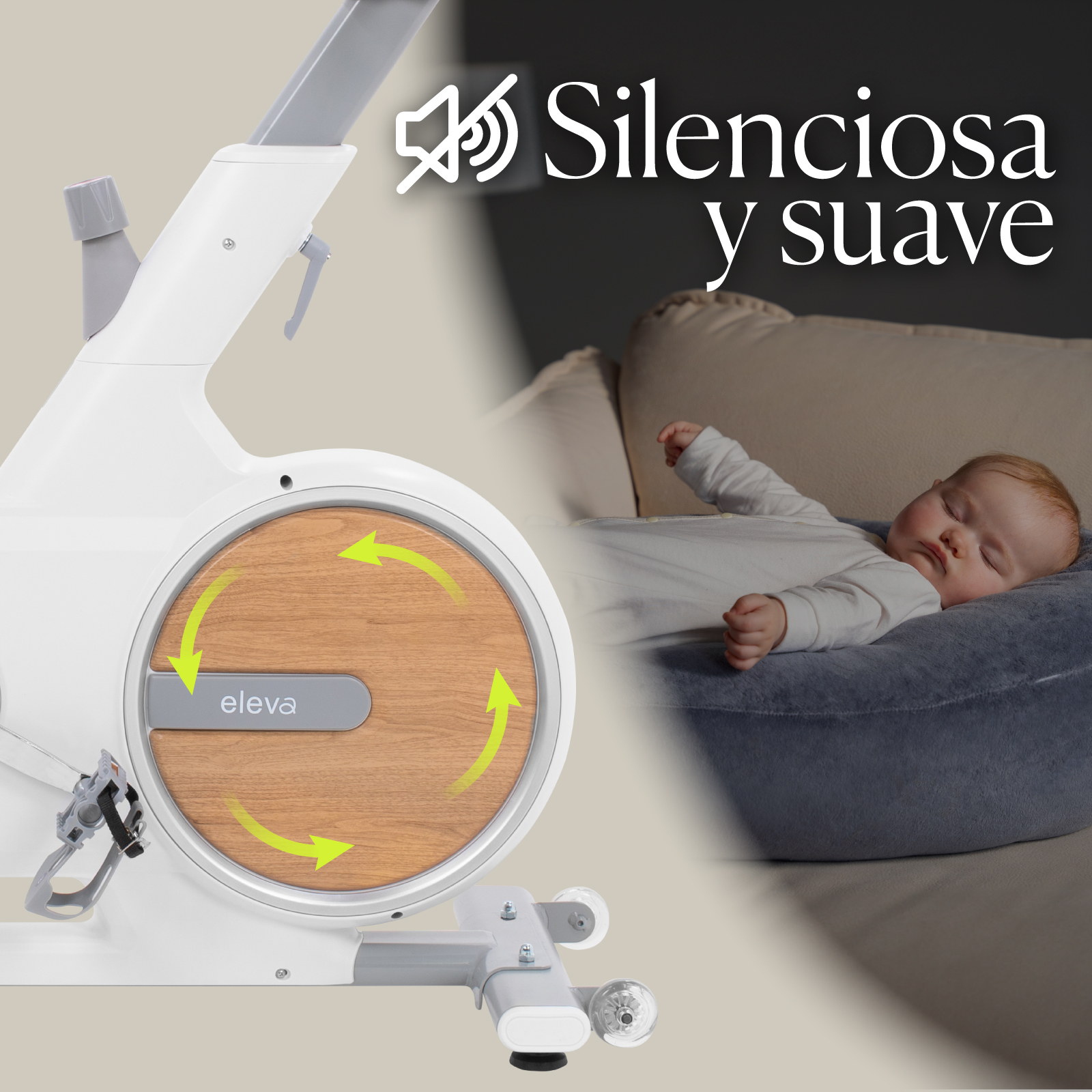 Bicicleta Fija Eleva Spinning Estatica Para Hacer Ejercicio