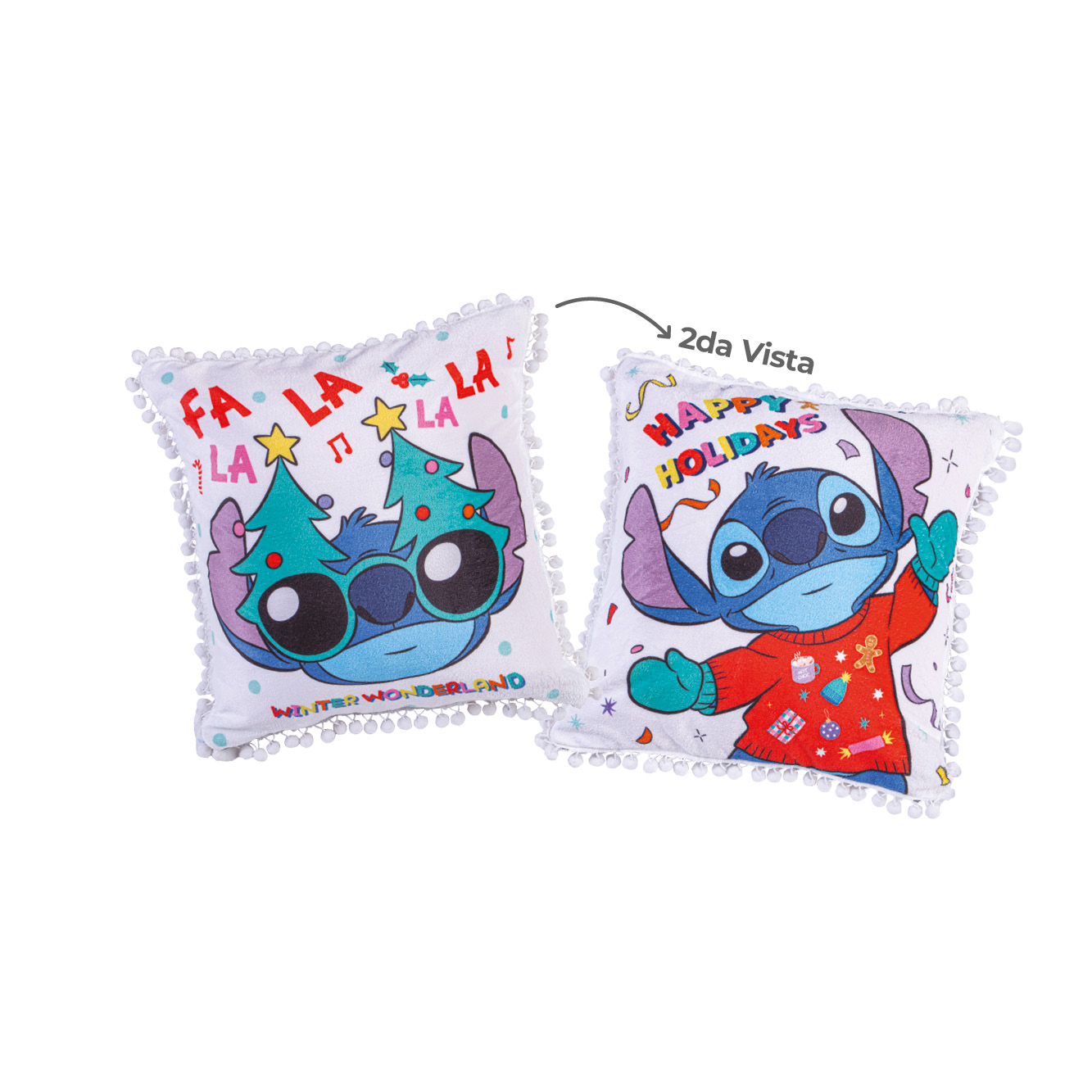 Cojín Decorativo Stitch Navidad Concord Estándar Concord