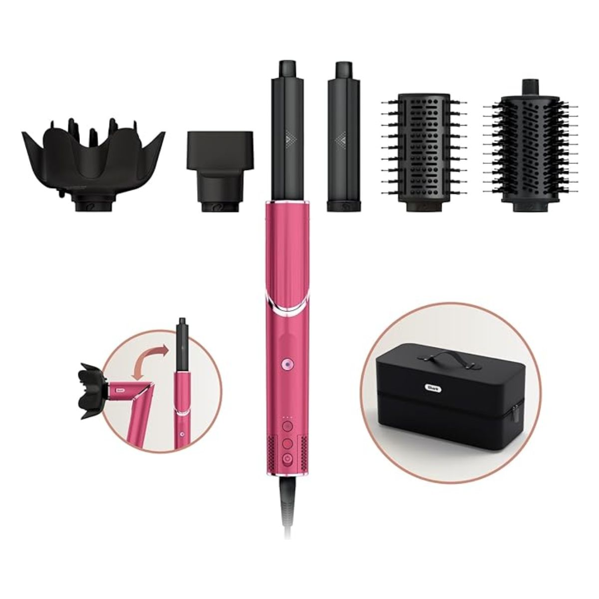 Multiestilizador FlexStyle  6 Pzs Rosa Shark HD442BP​