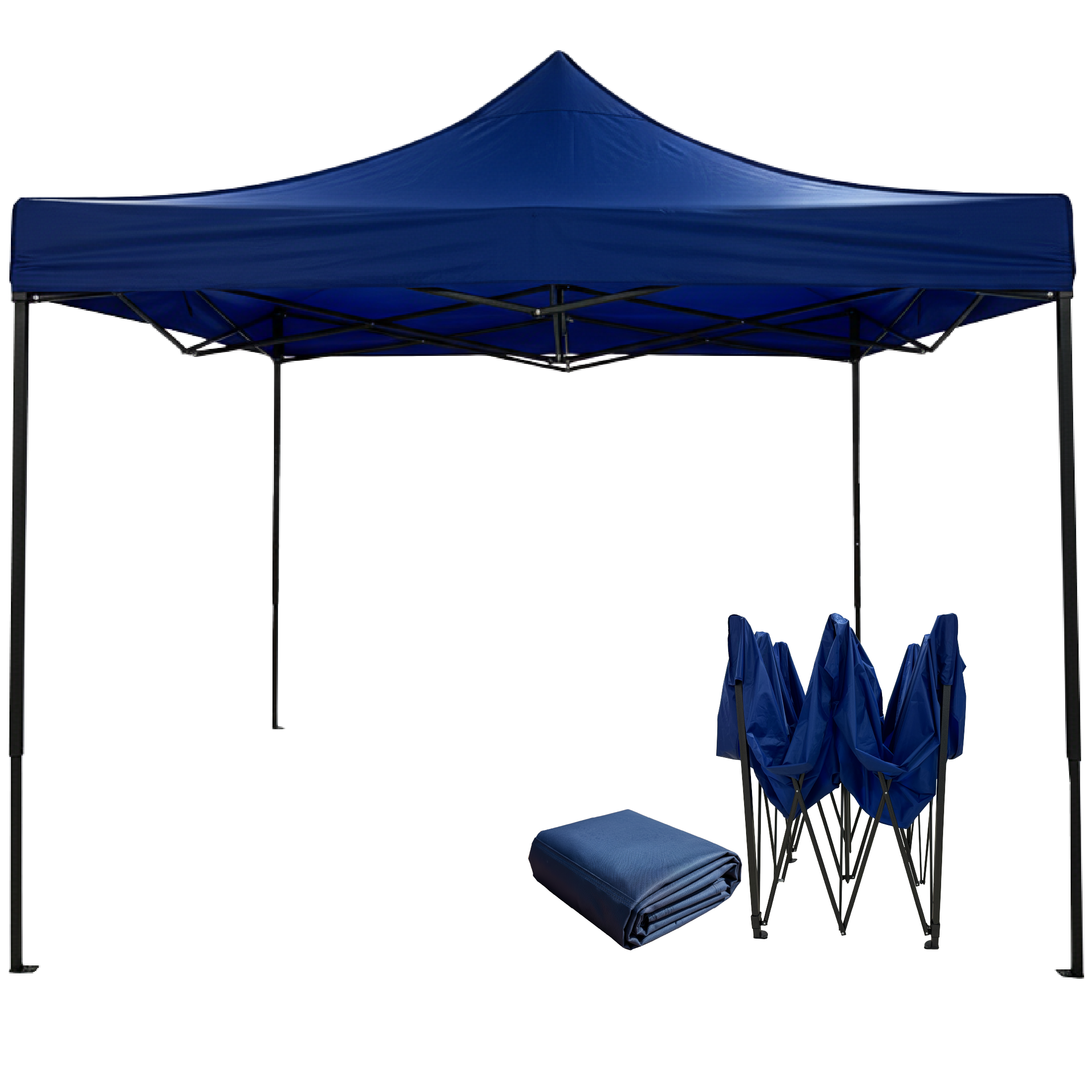 Toldo The Finix Zafir 3×3 m Azul con Estructura Reforzada Plegable