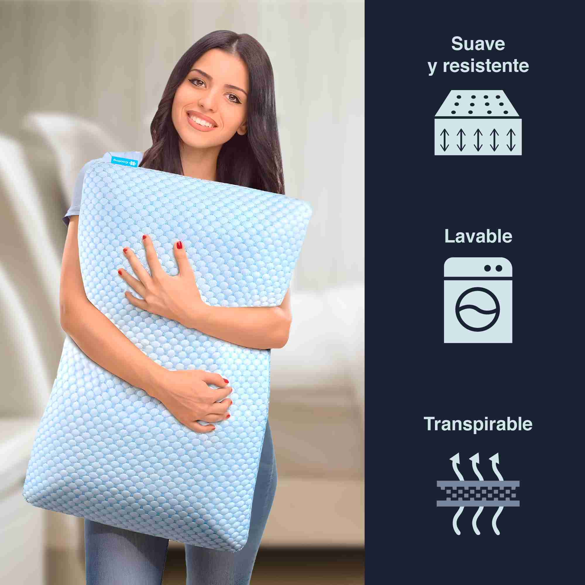 Set de 2 Almohadas Zenith Estándar Memory Foam