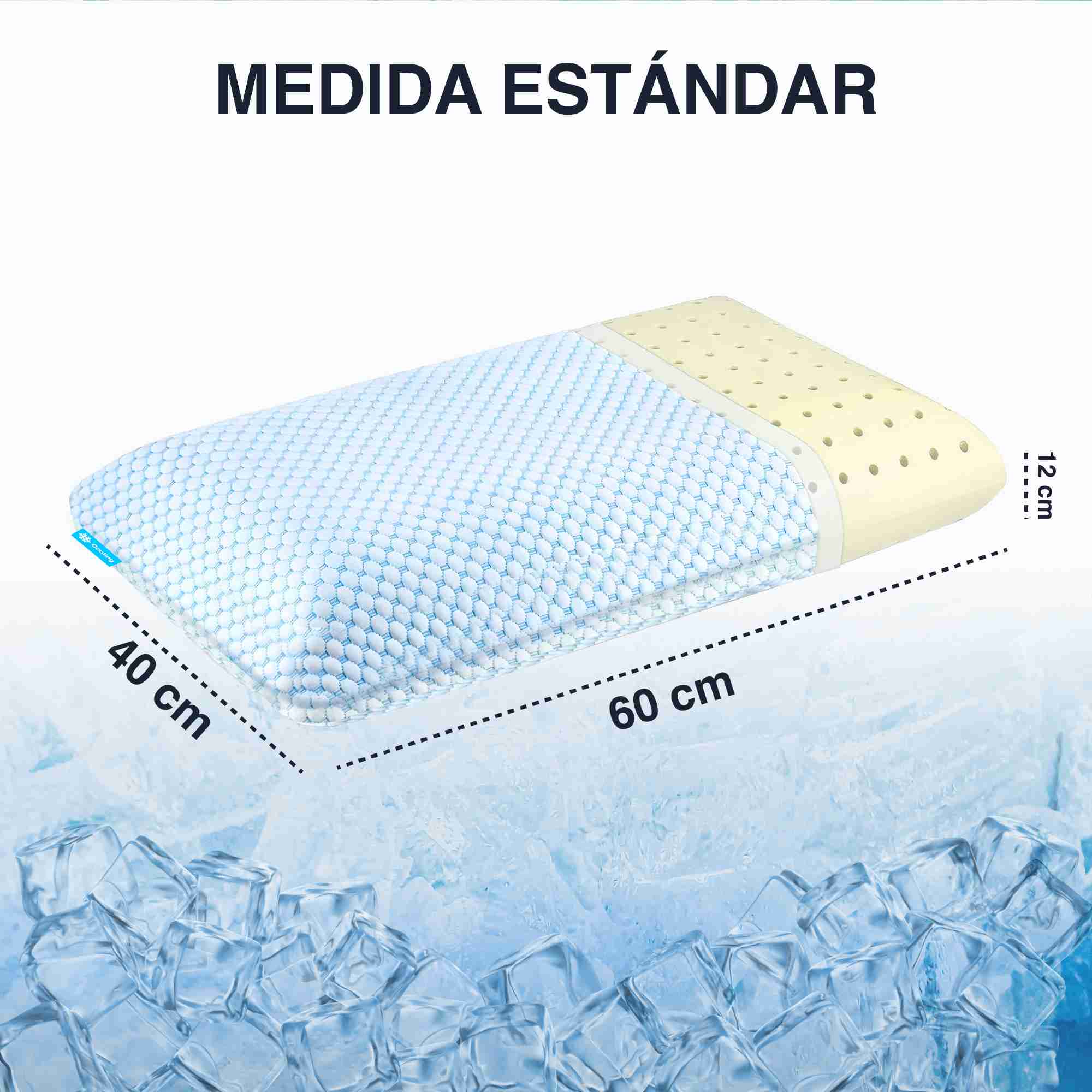 Set de 2 Almohadas Zenith Estándar Memory Foam