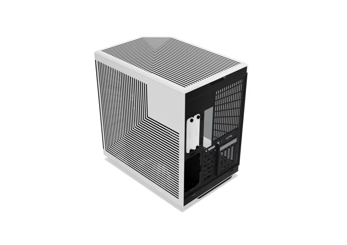  GABINETE HYTE Y70 TOUCH INFINITE EATX S/FUENTE CRISTAL NEGRO/BLANCO CS-HYTE-Y70TTI-WB