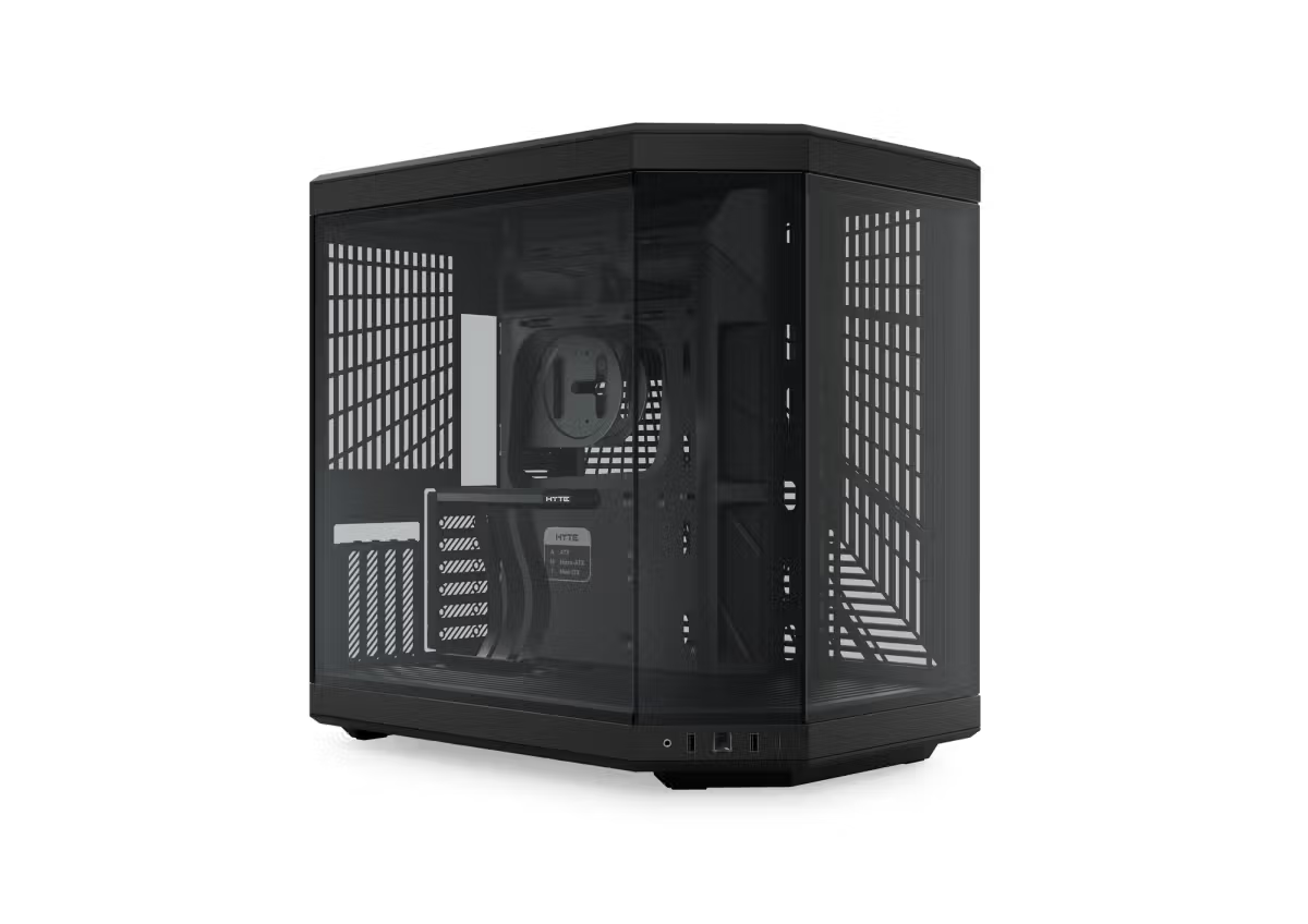  GABINETE HYTE Y70 EATX S/FUENTE CRISTAL NEGRO CS-HYTE-Y70-B
