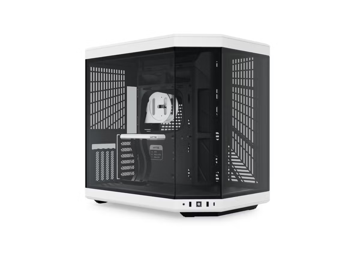  GABINETE HYTE Y70 EATX S/FUENTE CRISTAL NEGRO/BLANCO CS-HYTE-Y70-BW