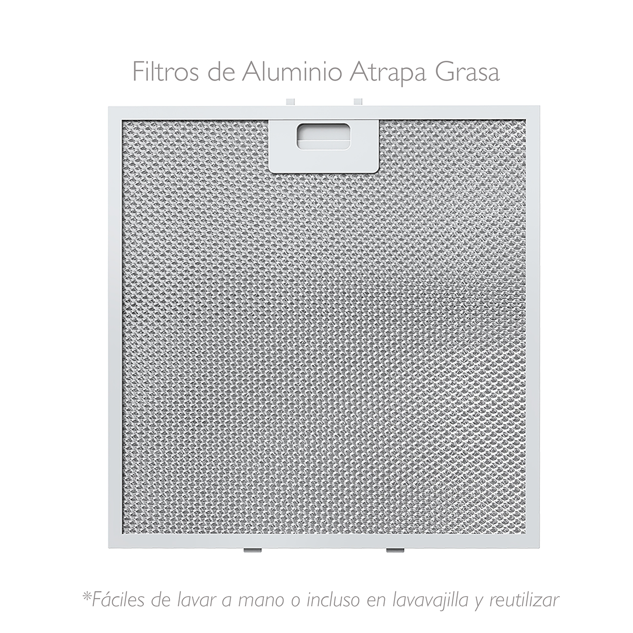 Campana de Pared IHD Modelo CH MILAN 30 de 75 cm en Acero Inoxidable y  Cristal Curvo