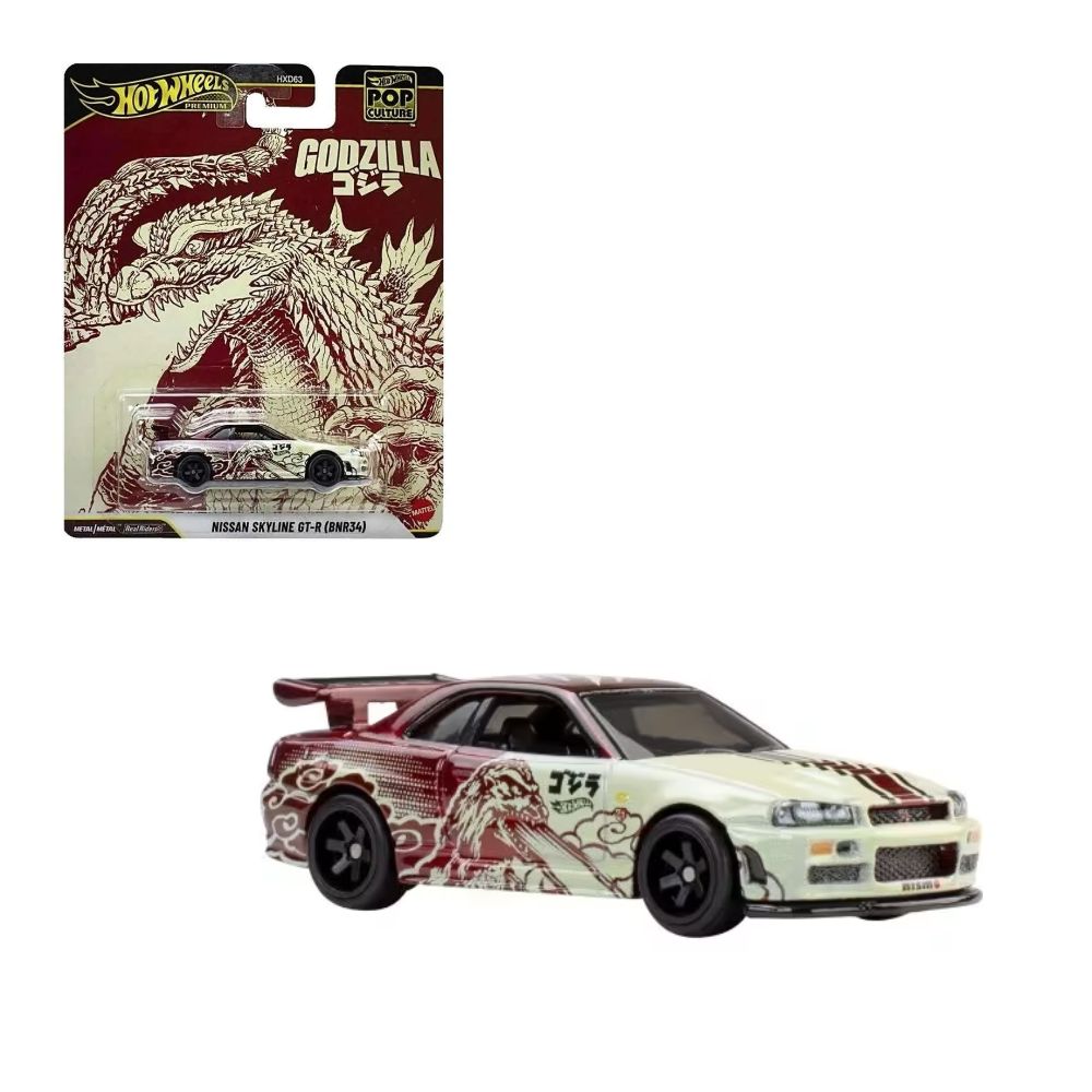 Hot Wheels Godzilla Nissan Skyline GT-R (BNR34) Pop Culture 2026