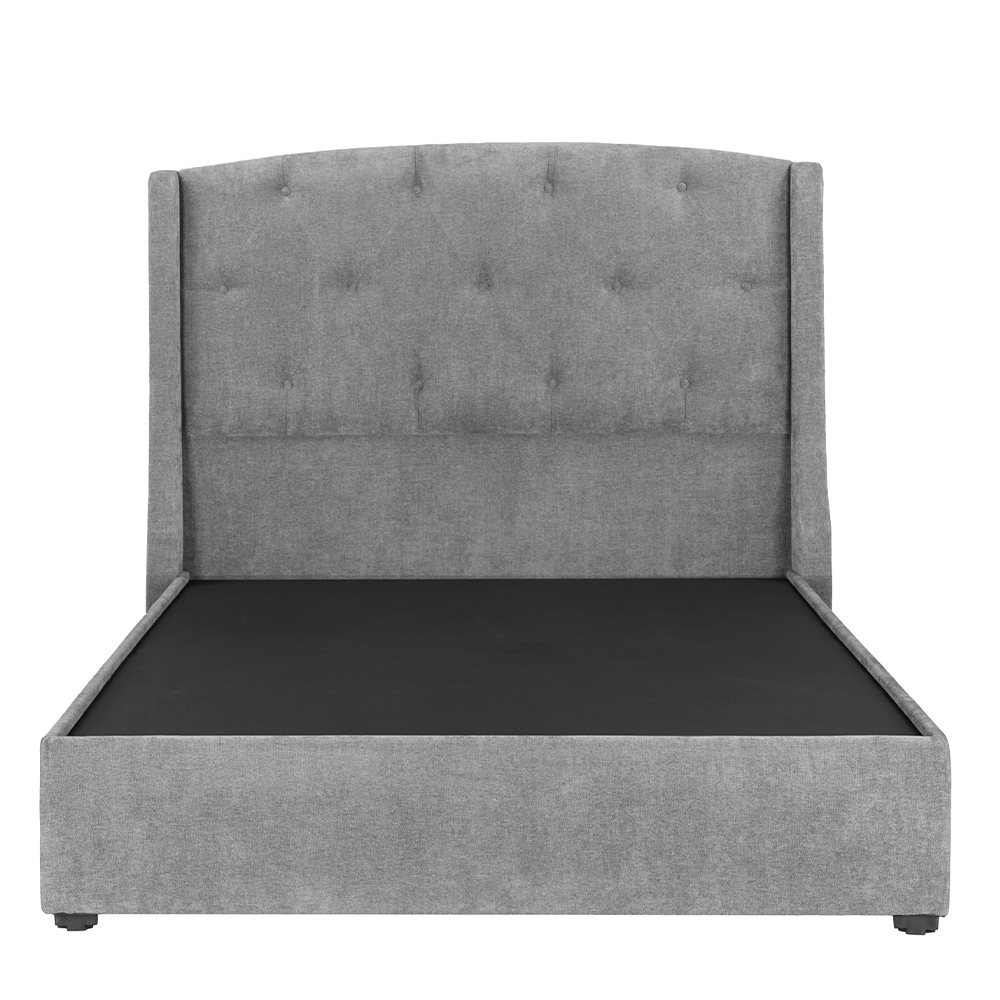 Cabecera Dicasa Zefyr Gris Individual + Base cama.