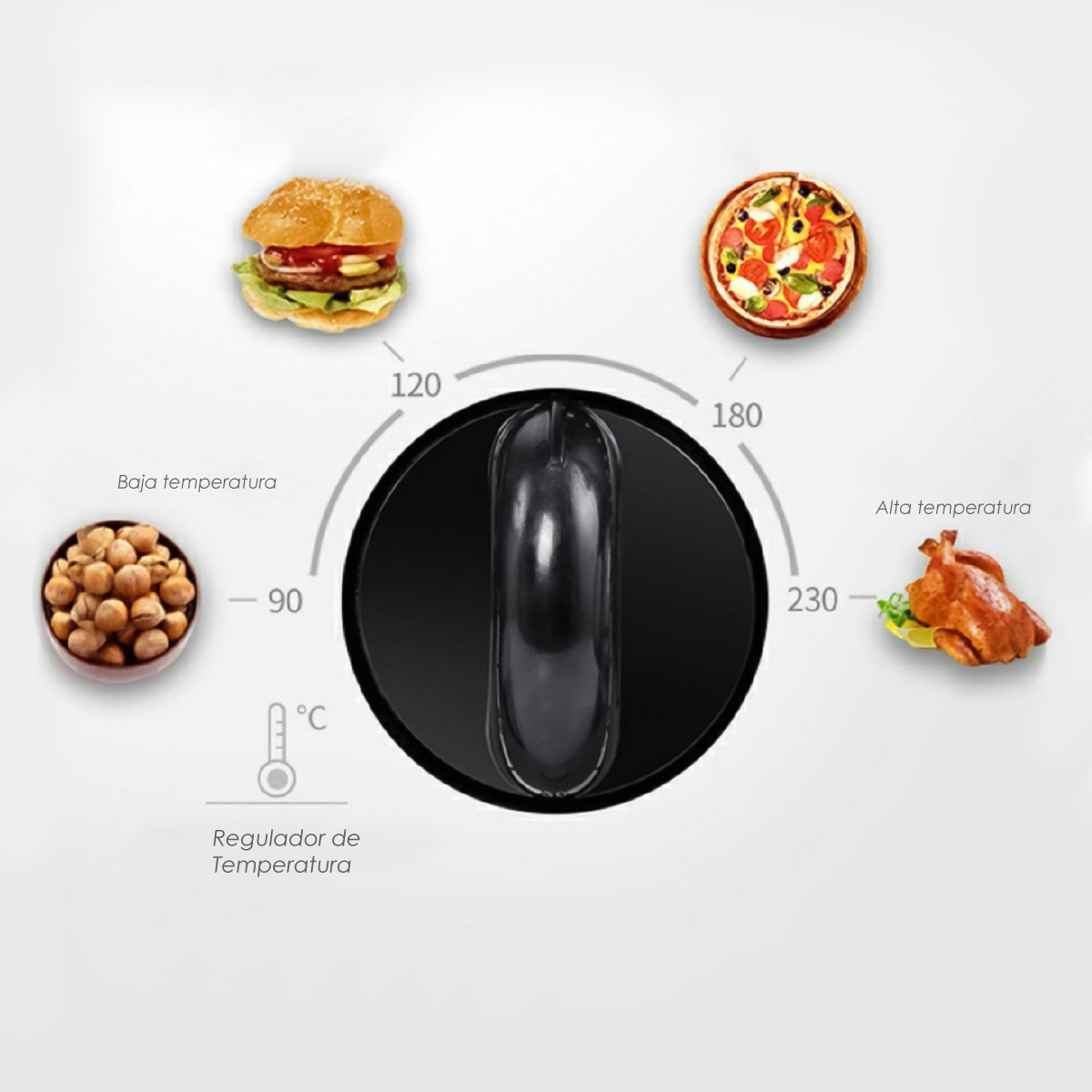 Ilios Innova | Horno 3 En 1 Maquina De Desayuno Sarten Cafetera Mini Horno