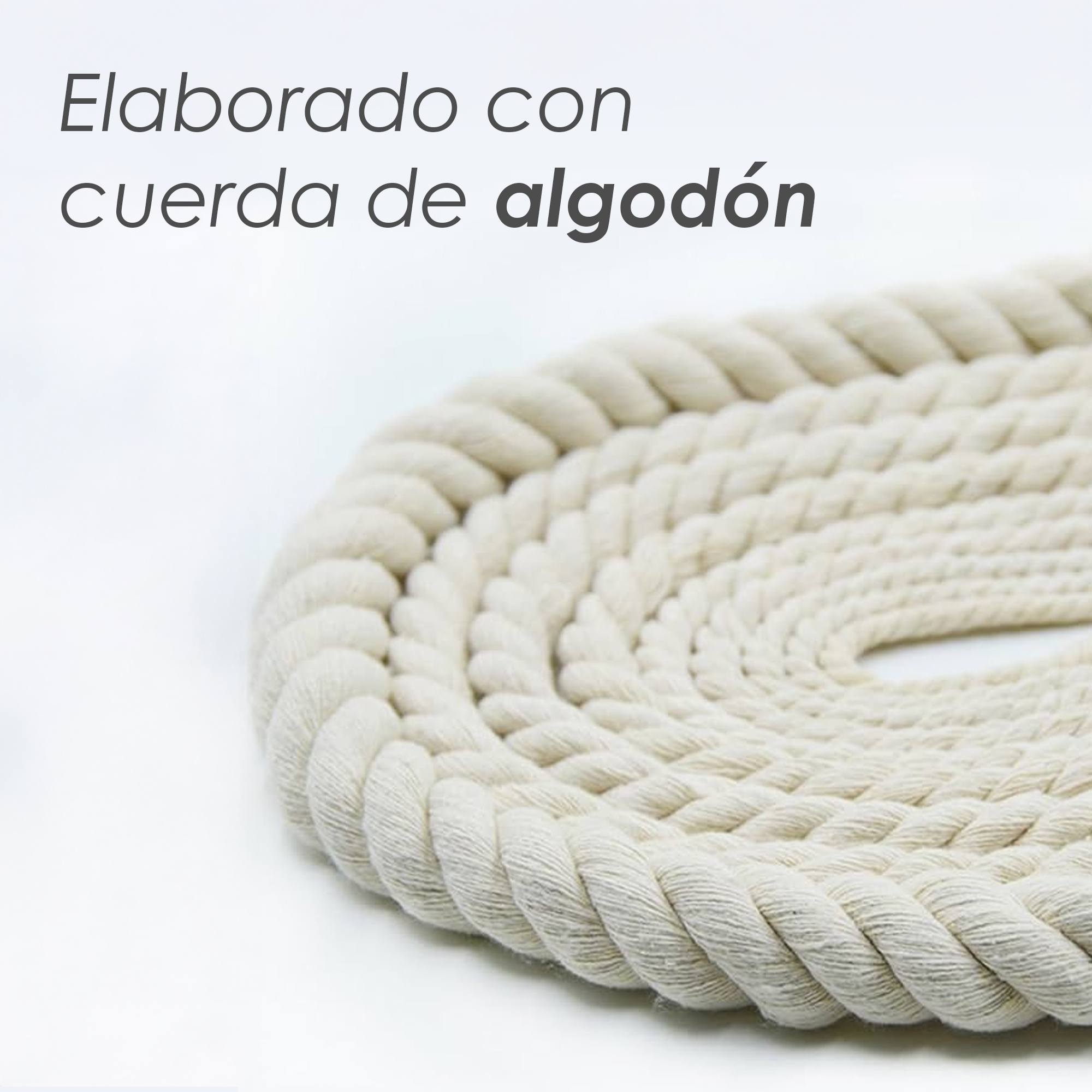 Ilios Innova | Colgante Decorativo Boho Azul para Maceta, soporte tejido a mano, para plantas en interior o exterior.