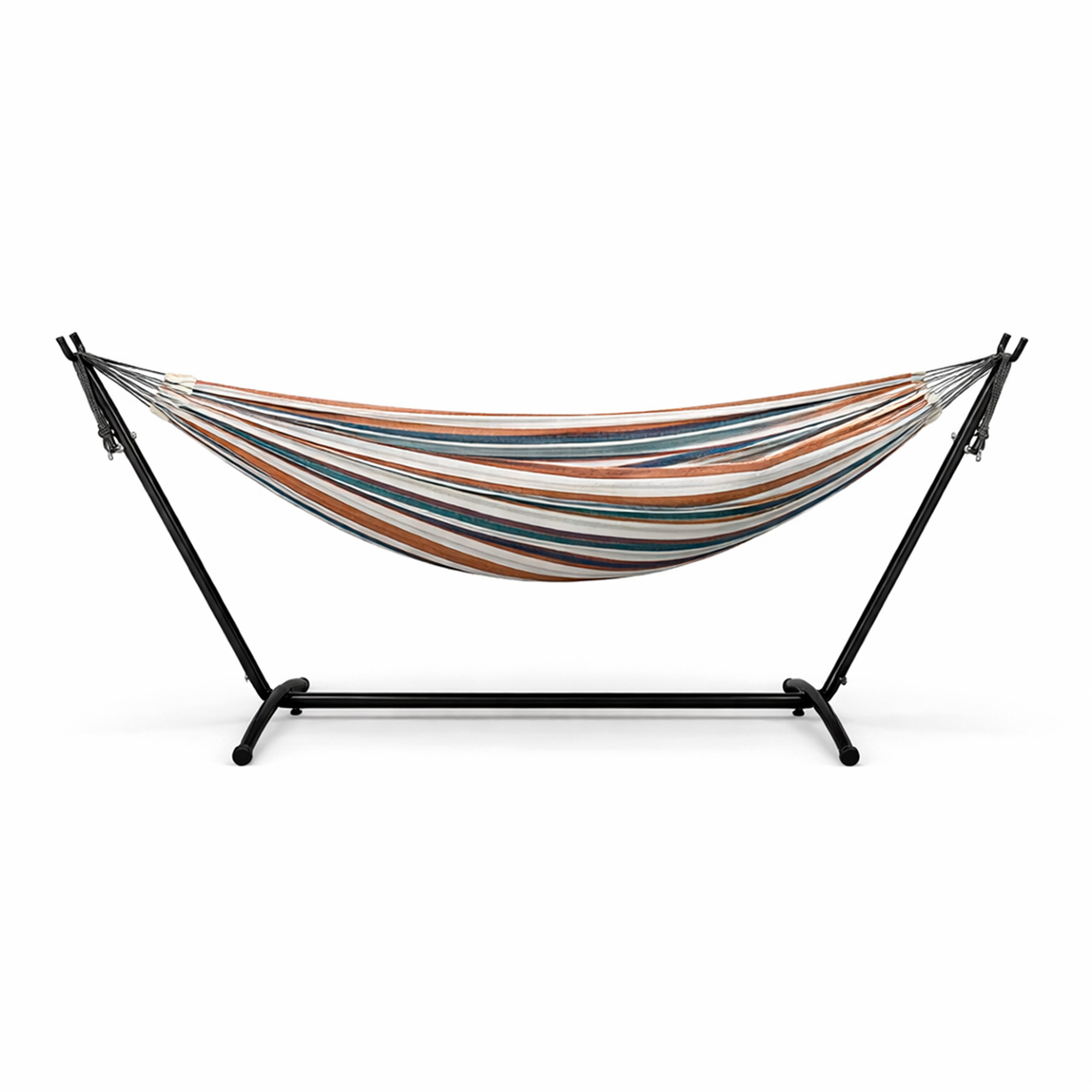 Ilios Innova | Hamaca con Soporte Metálico para Jardín, Patio o Terraza, Tela Resistente, Diseño Cómodo y Estable