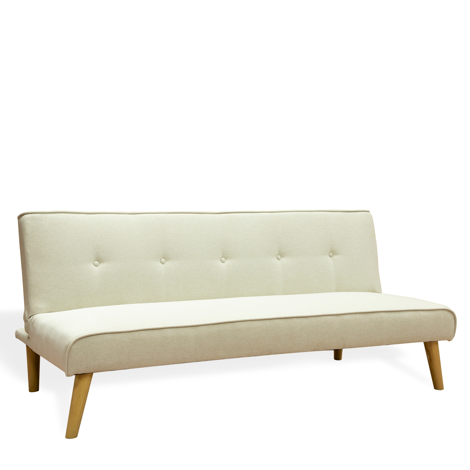 Ilios Innova | Sofá Cama Plegable para tres plazas Resistente y Elegante Sillón Armable Convertible  Tapizado en Lino