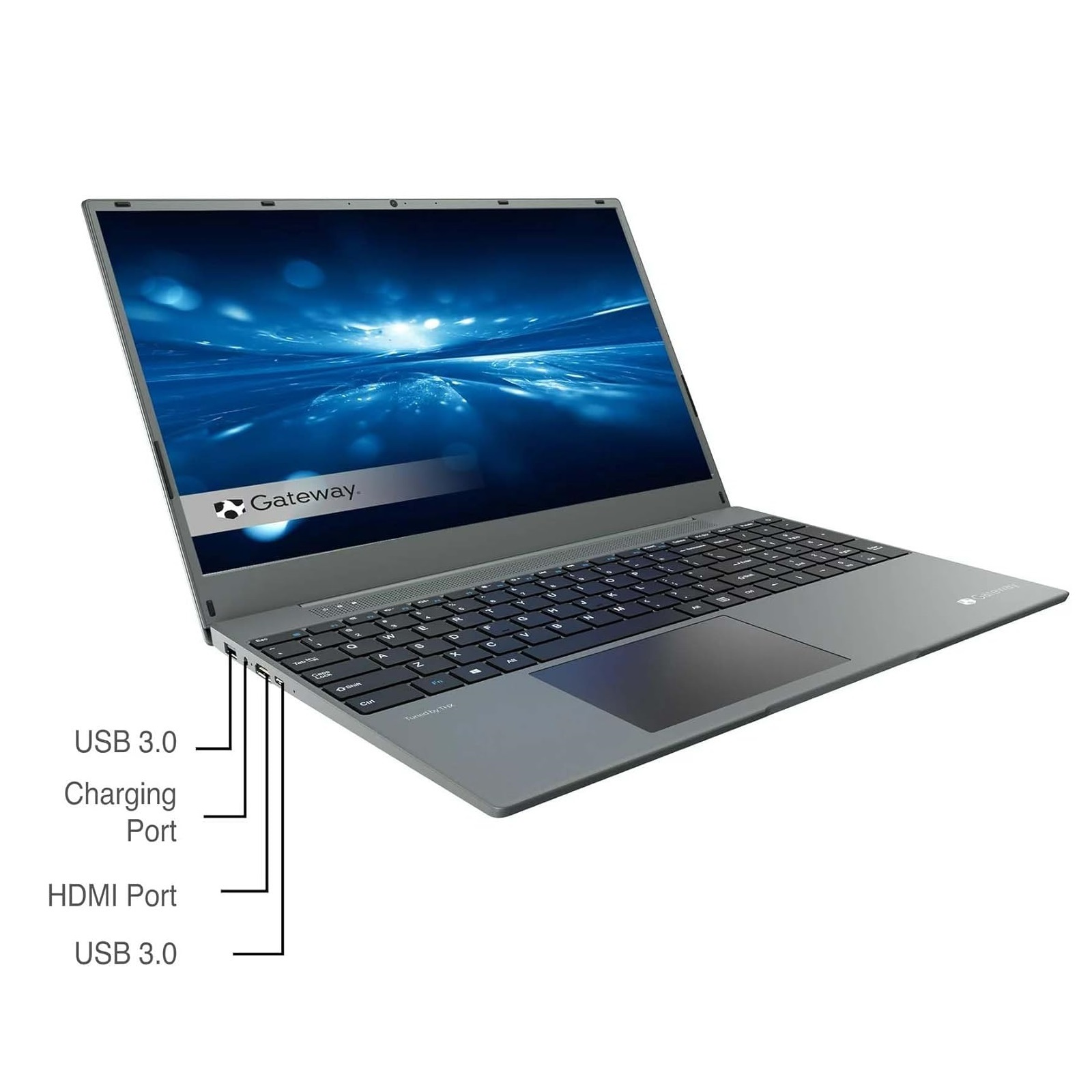 Laptop Gateway 15.6'' , Full Hd, Amd Ryzen 3, 4 GB Ram, 128 GB SSD, Reacondicionado