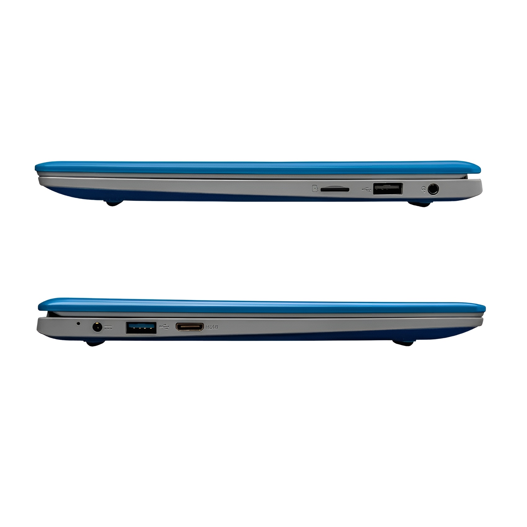 Laptop EVOO 14.1", Celeron N3350, 4GB RAM, 64GB SSD + USB 2TB, micro HDMI, lector de tarjetas, REACONDICIONADO