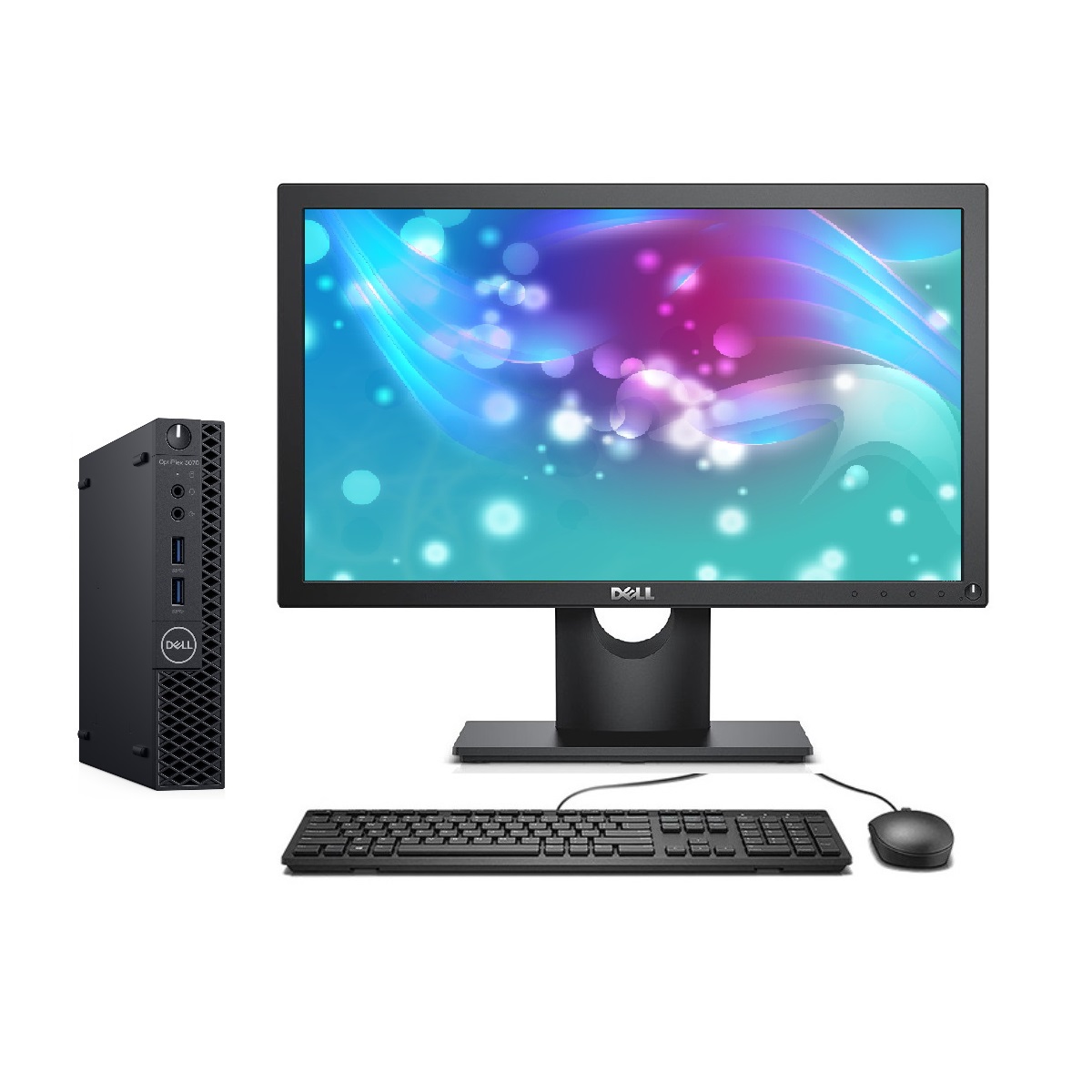 PC Dell OptiPlex 3070 Mini Core i3-8a 8GB RAM 512GB SSD Monitor 19 ...