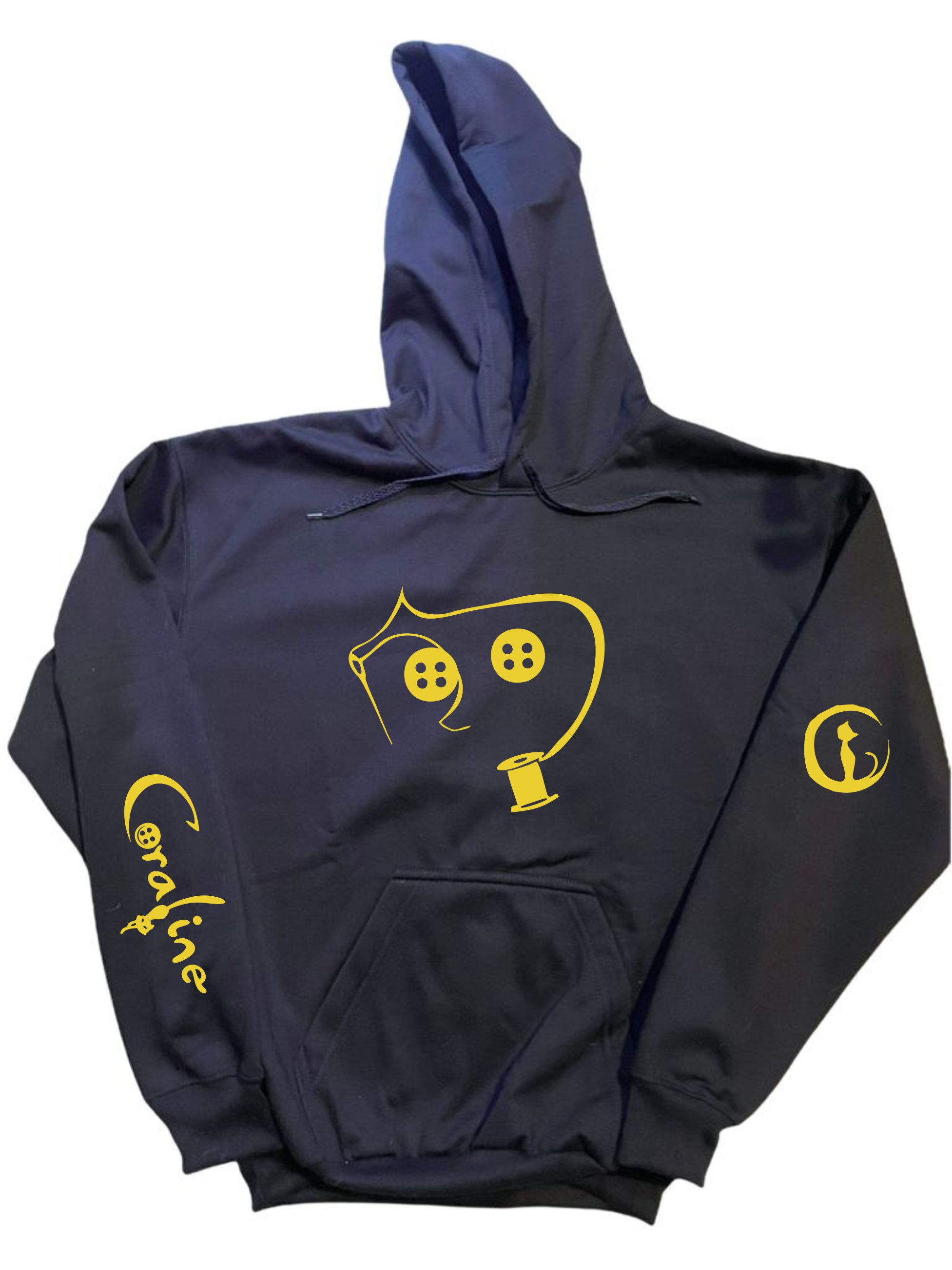 Sudadera Coraline Adulto con Gorro Hoodie MD2
