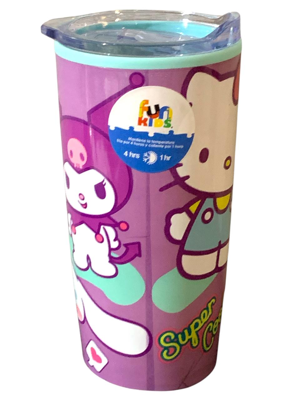 Termo Hello Kitty & Friends Doble Pared  Lets Go Sanrio Capacidad 500 ml