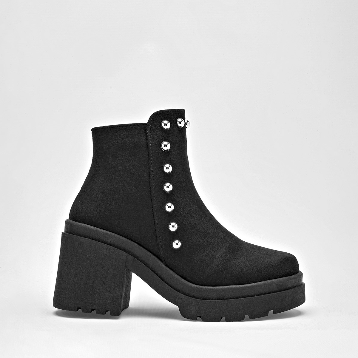 Calzado pasion botín casual  para mujer  negro cod 137218-E