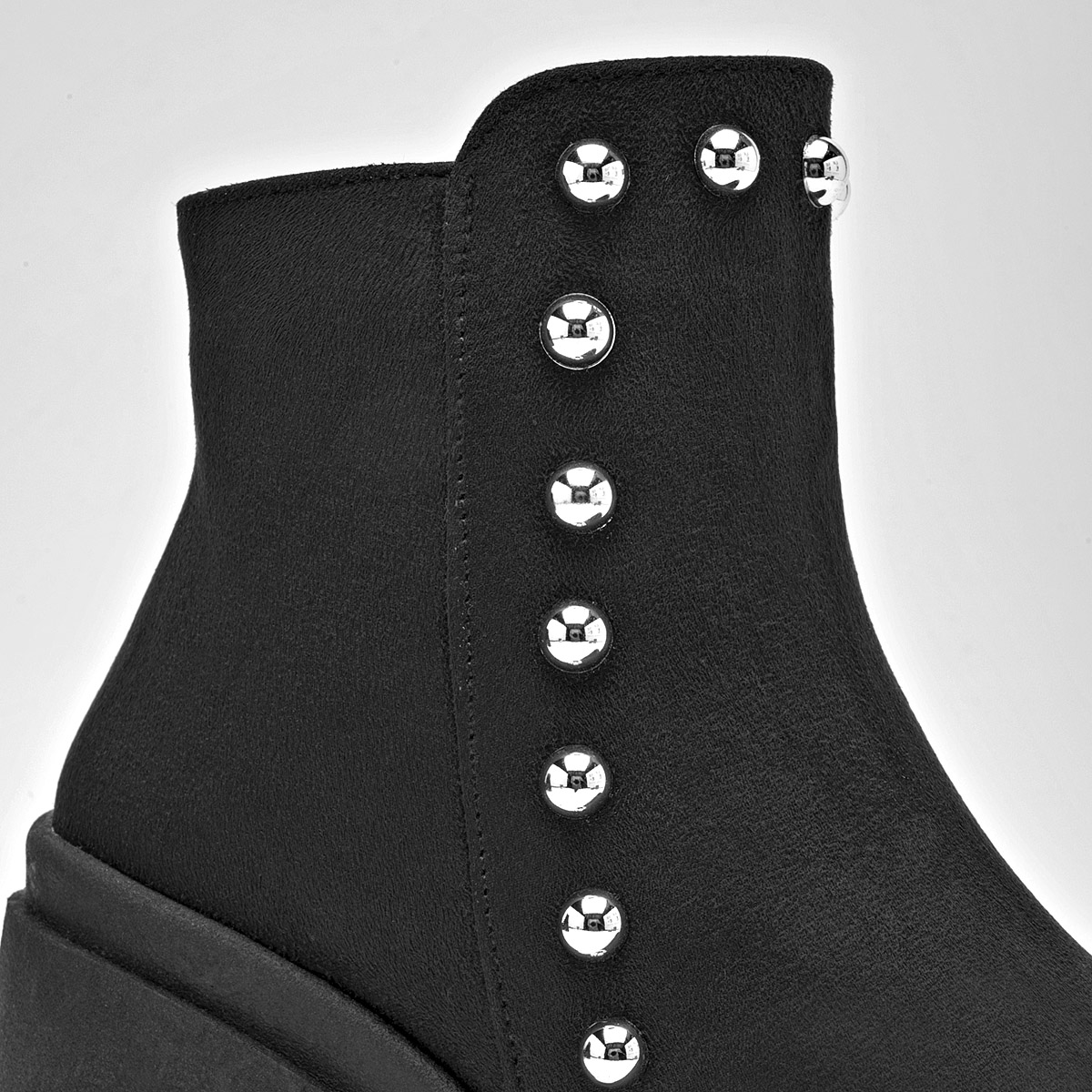 Calzado pasion botín casual  para mujer  negro cod 137218-E