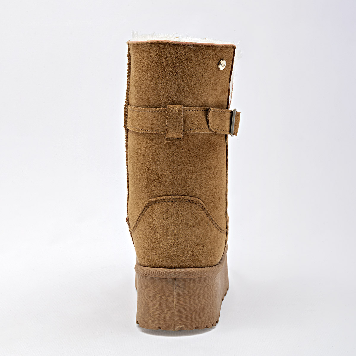 Moramora bota invernal  para mujer  camel cod 137981-E