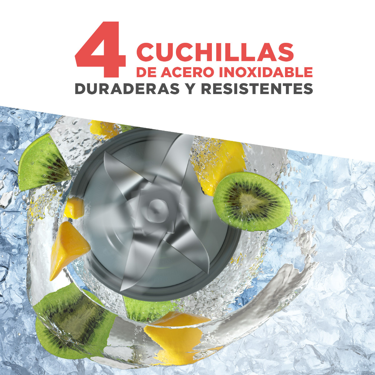 Licuadora Black+Decker BLBD210GW 12 Vel Jarra Vidrio 1.25Lt