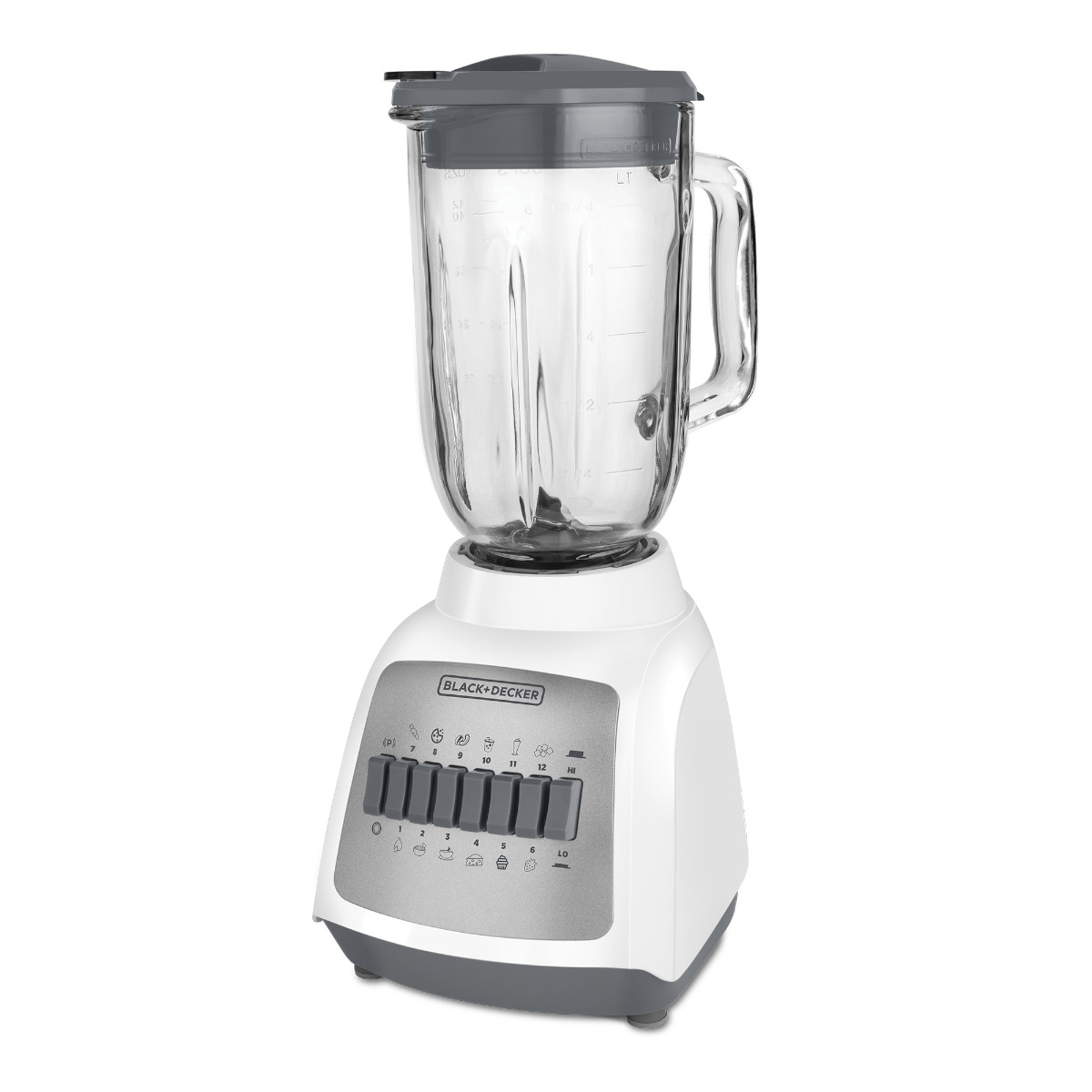 Licuadora Black+Decker BLBD210GW 12 Vel Jarra Vidrio 1.25Lt