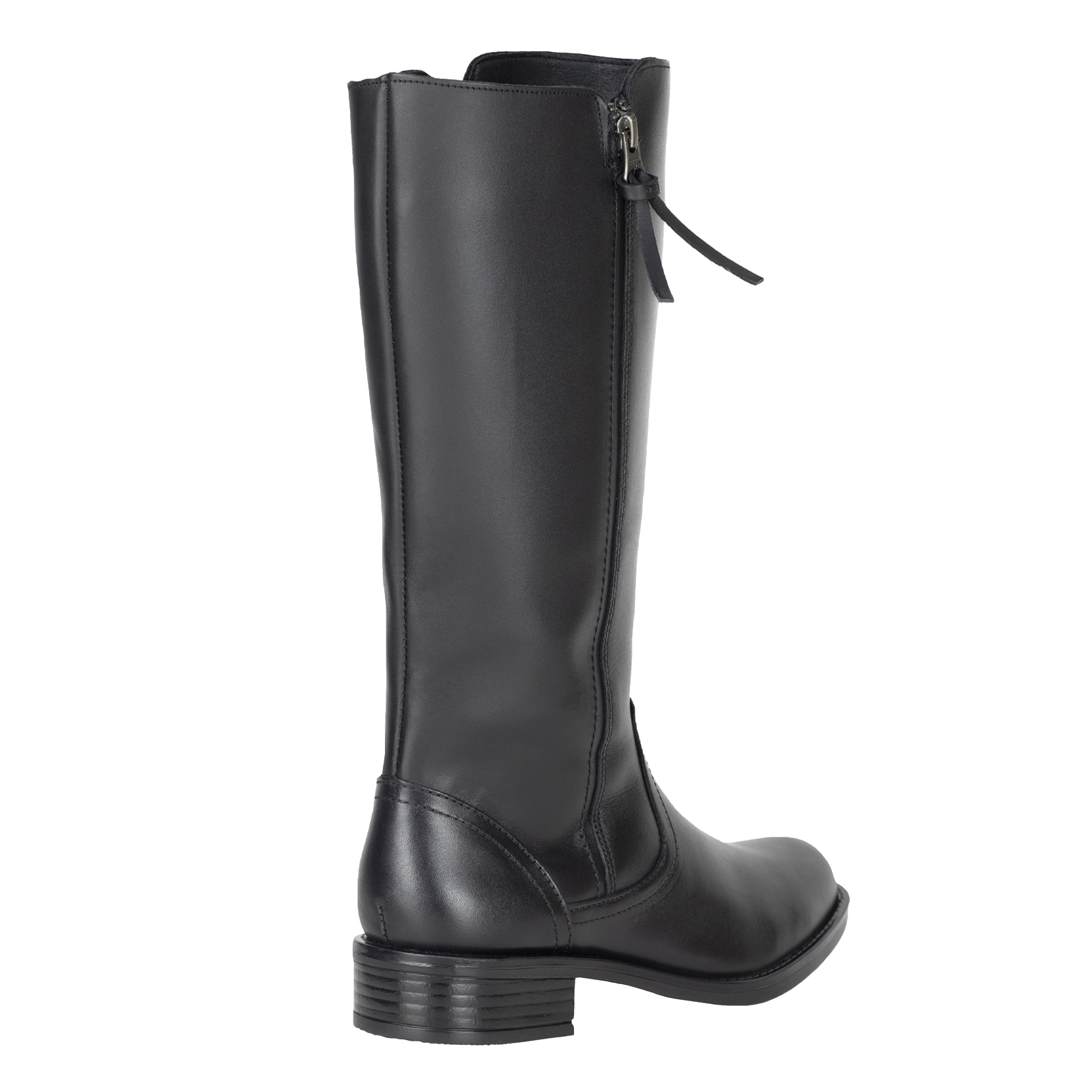 Bota Larga Elegante Gino Cherruti Mujer 5308 Negro Con Tacón
