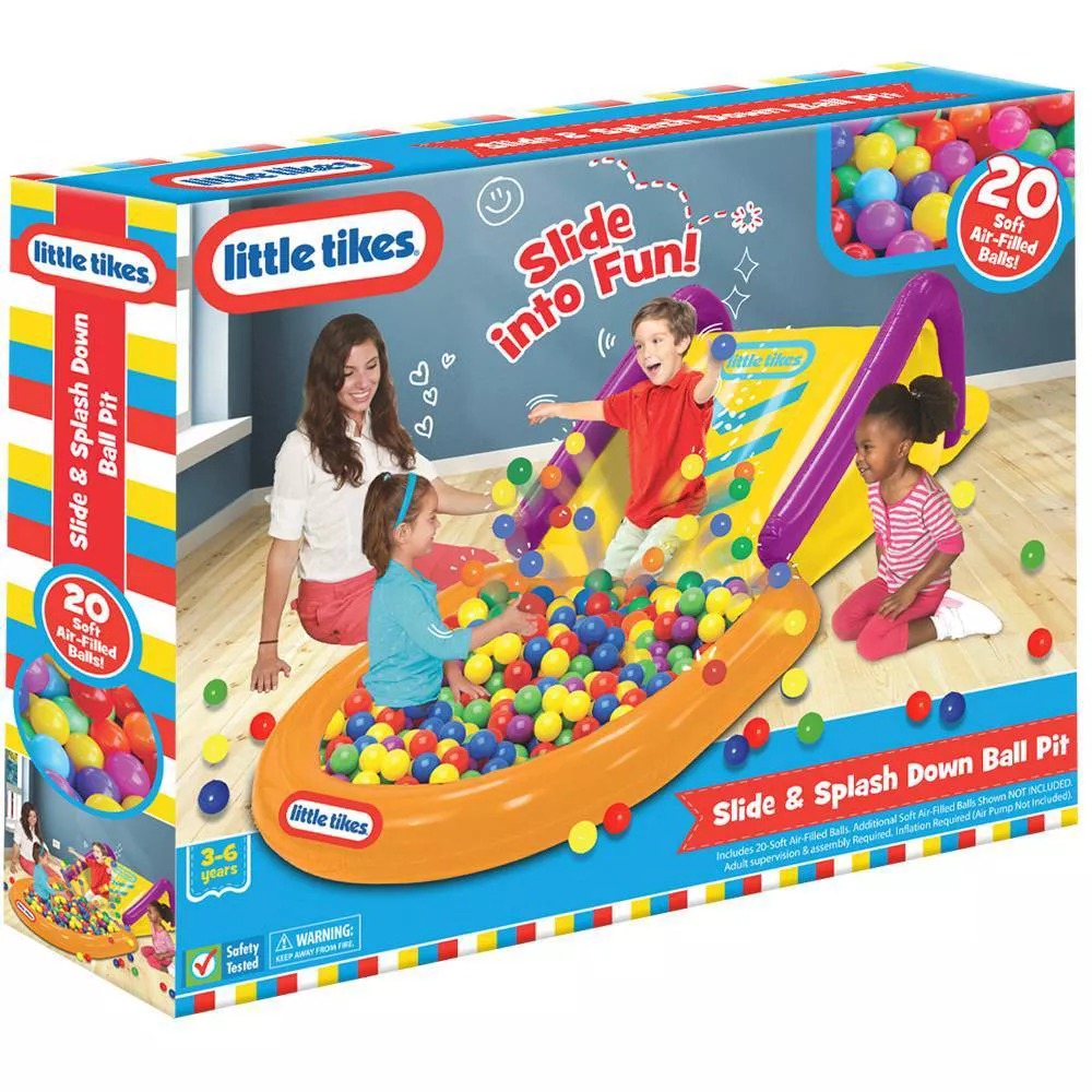 Tobogán y Piscina de Pelotas Para Niños Little Tikes Splash Down