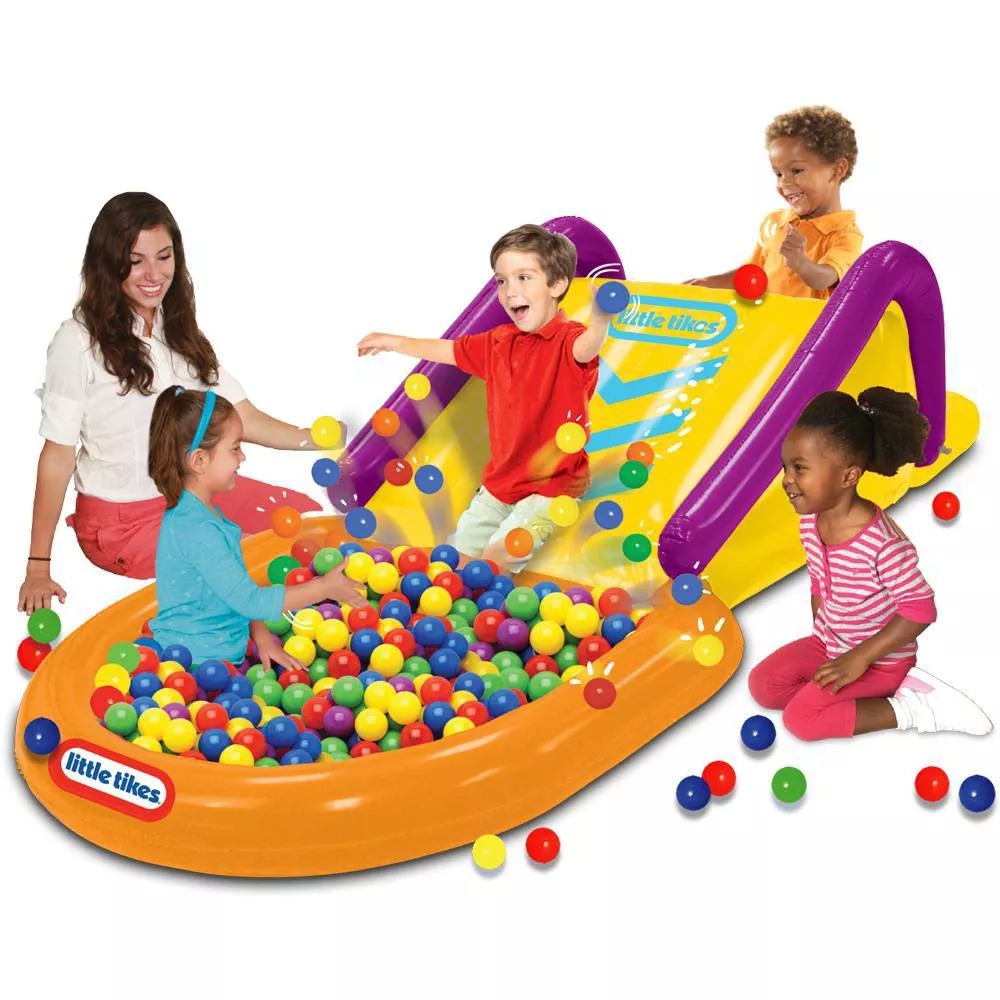 Tobogán y Piscina de Pelotas Para Niños Little Tikes Splash Down