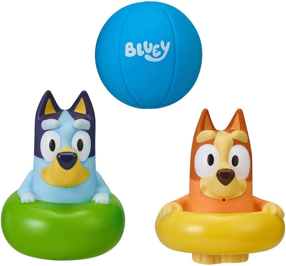 Bluey Squirters de Baño Bingo Paquete de 3 Multicolor Pequeño
