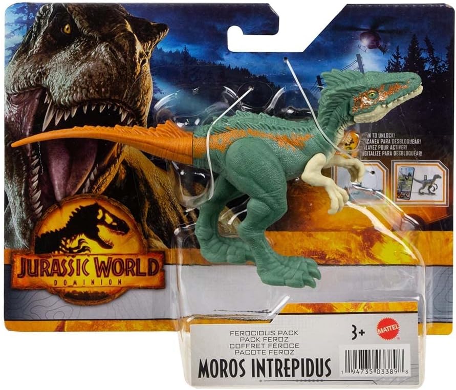 Jurassic World Dominion Moros Intrepidus Ruge y Ataca Interactivo