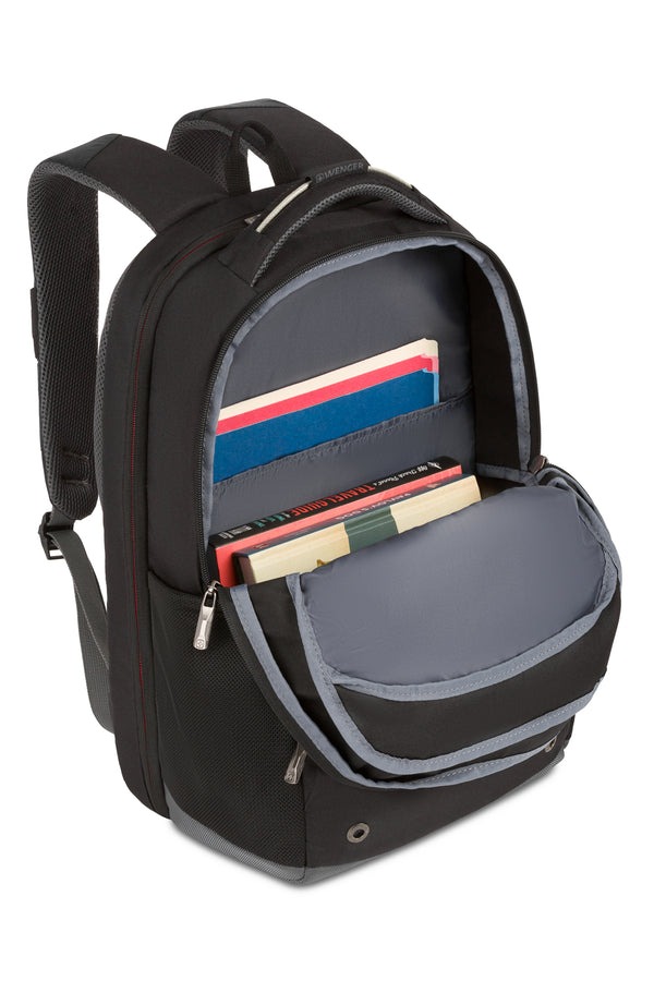 Mochila Portátil SWISSGEAR de 17 pulgadas Wenger Buffer Laptop Backpack Color Negro