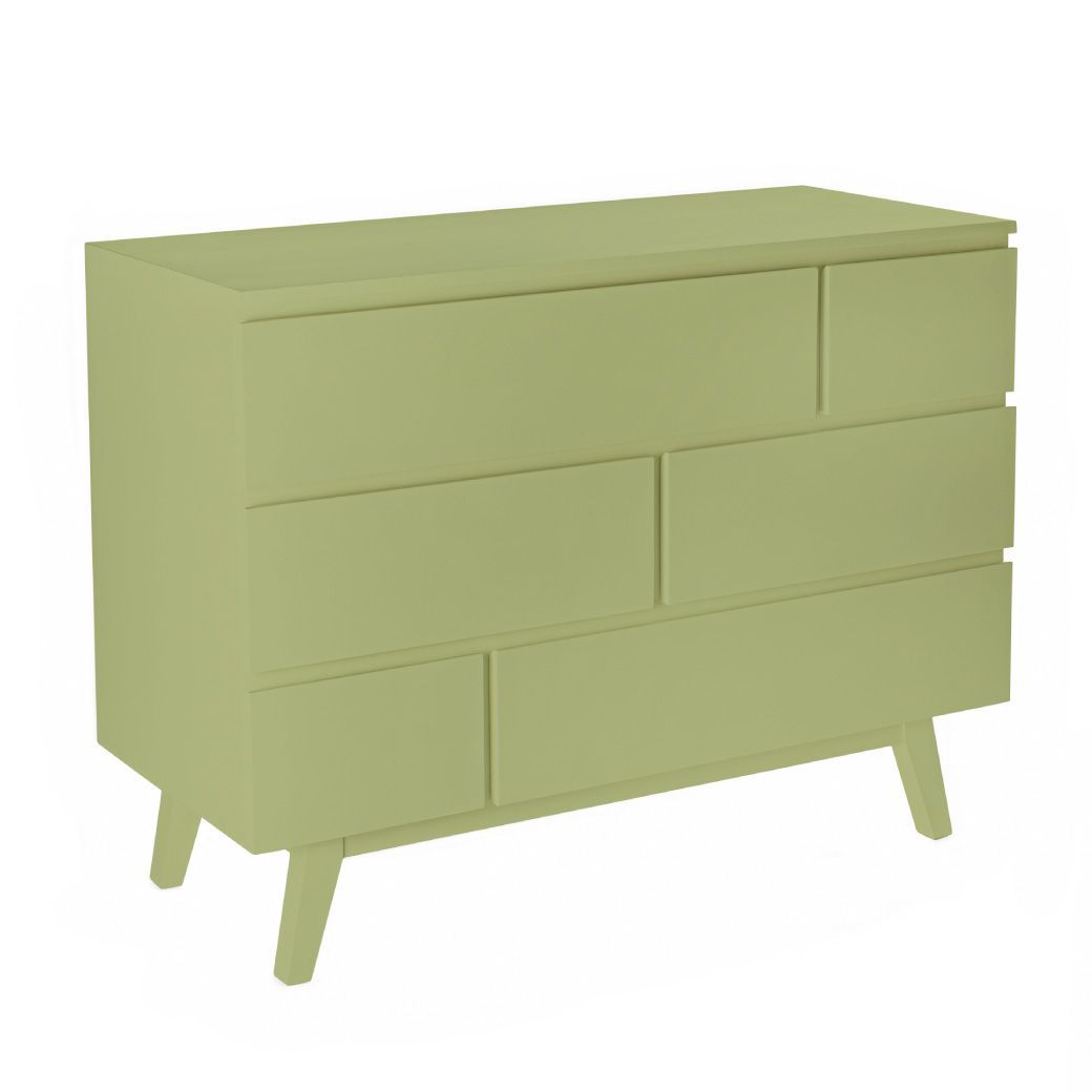 Cómoda Valencia  Infantil con 6 cajones - Disponible en 7 acabados mate