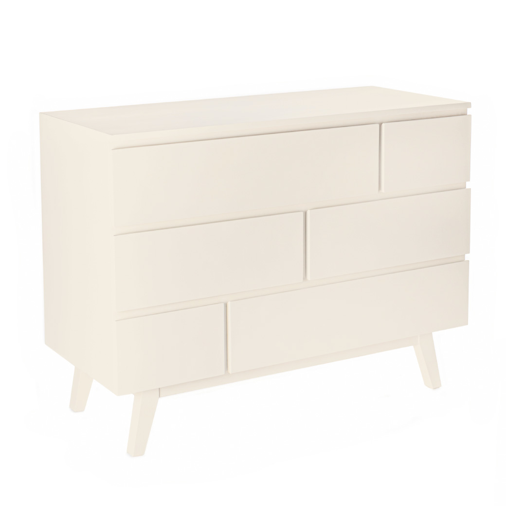 Cómoda Valencia  Infantil con 6 cajones - Disponible en 7 acabados mate