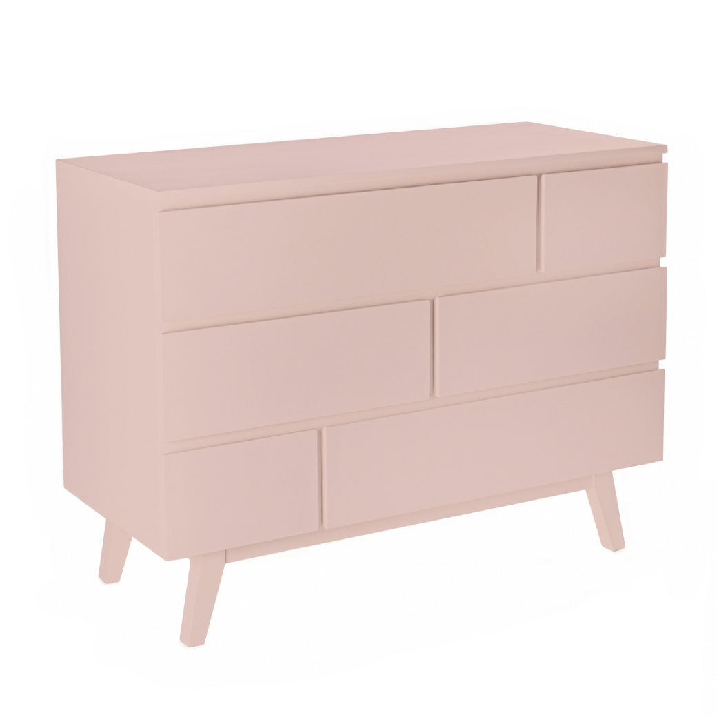 Cómoda Valencia  Infantil con 6 cajones - Disponible en 7 acabados mate