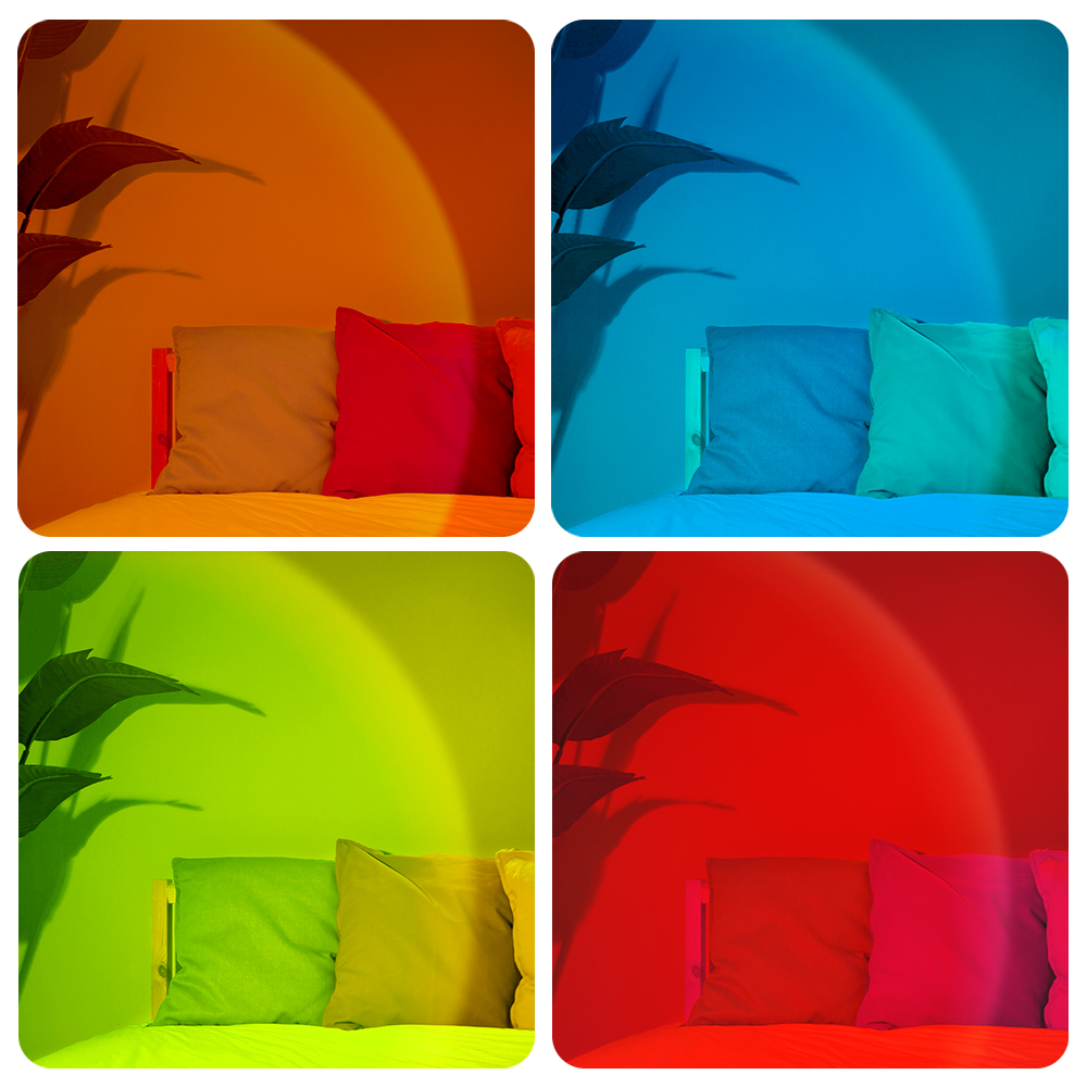 Lámpara de Proyección Sunset 16 Colores