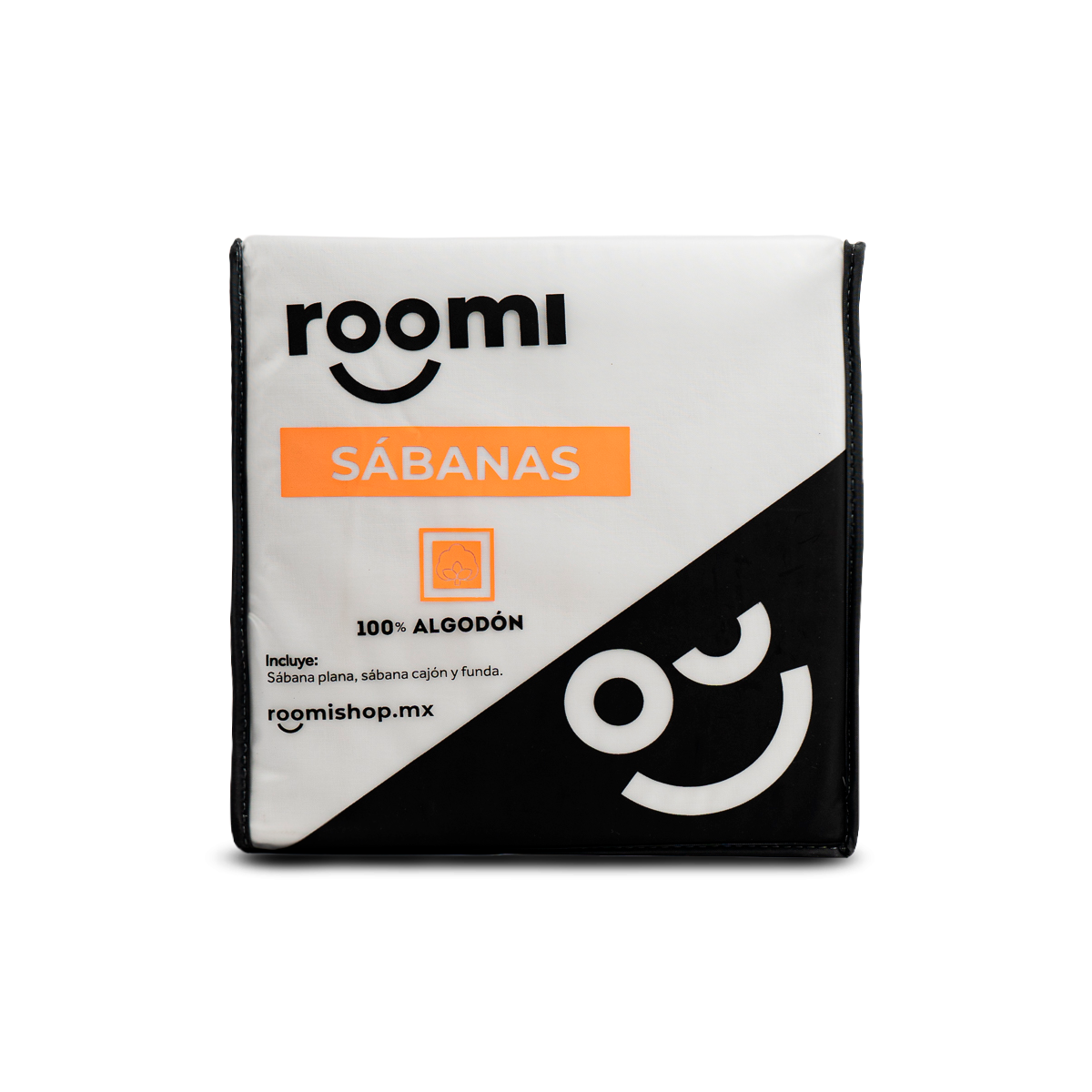 Juego de Sábanas King Size Roomi Algodón Calidad Premium Color Blanco