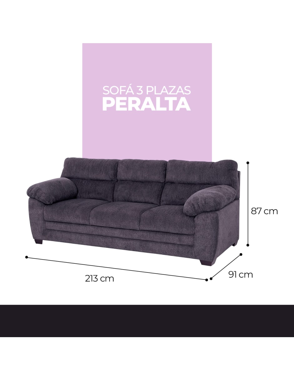 Sofa 3 plazas Monaco Peralta