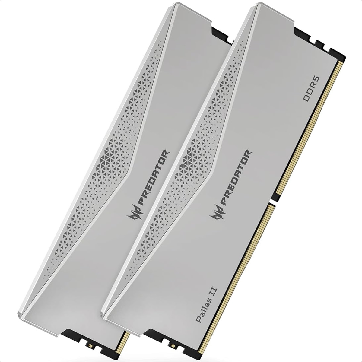 Memorias Ram DDR5 acer Predator Pallas II 6400MHz 32GB PC5-51200 Kit 2x16 Plata BL.9BWWR.375