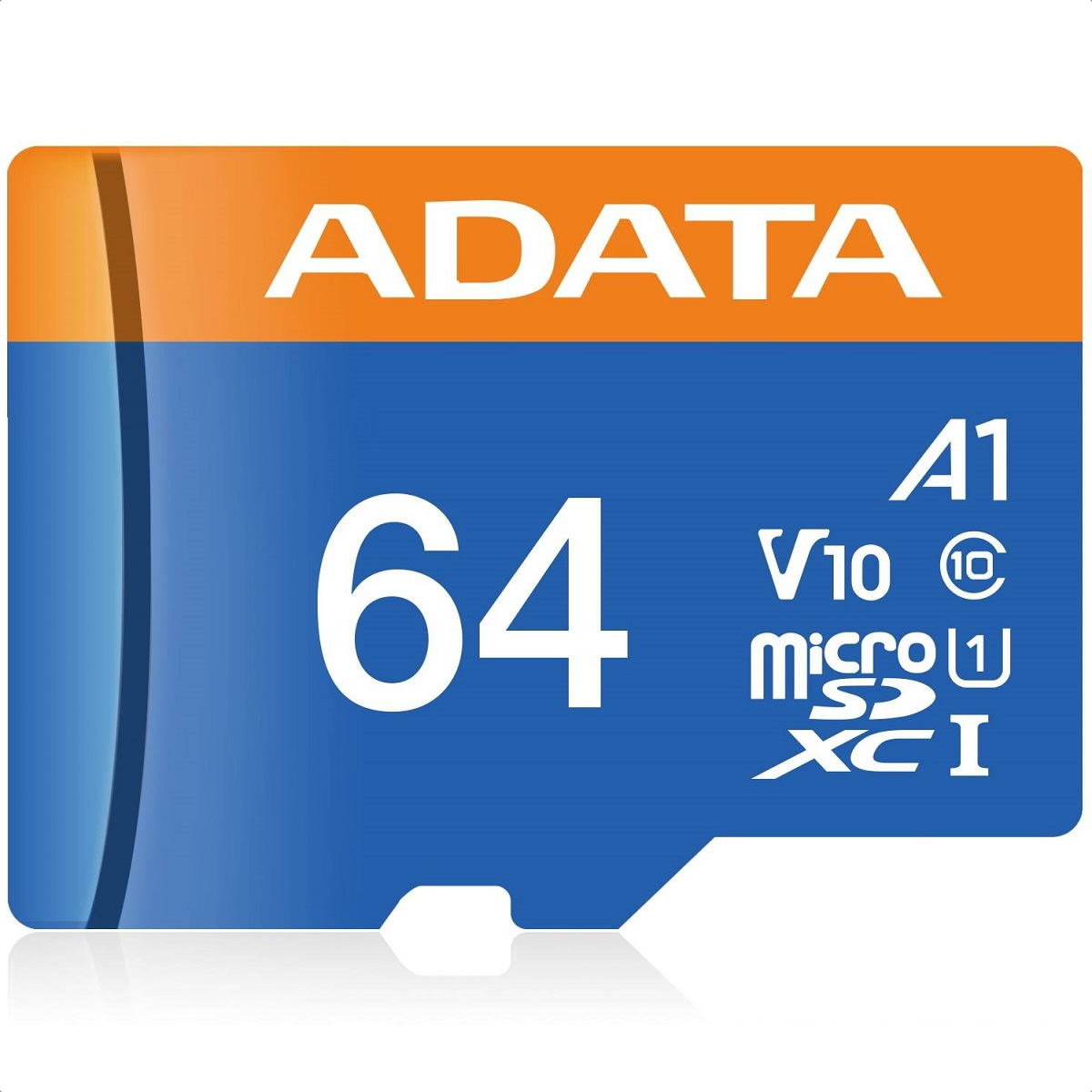 Memoria MicroSD 64GB Adata Premier SDXC UHS-I Clase 10 Con Adaptador AUSDX64GUICL10A1-RA1.