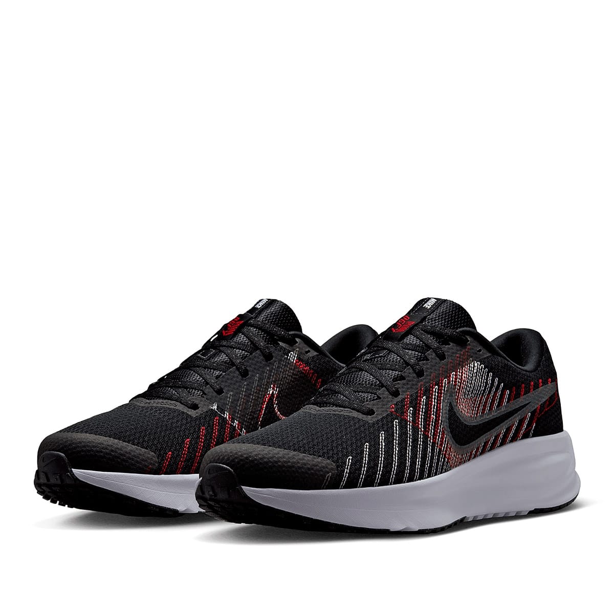 TENIS DEPORTIVO NIKE RUN DEFY HM9594-001 NEGRO ROJO  PARA HOMBRE 