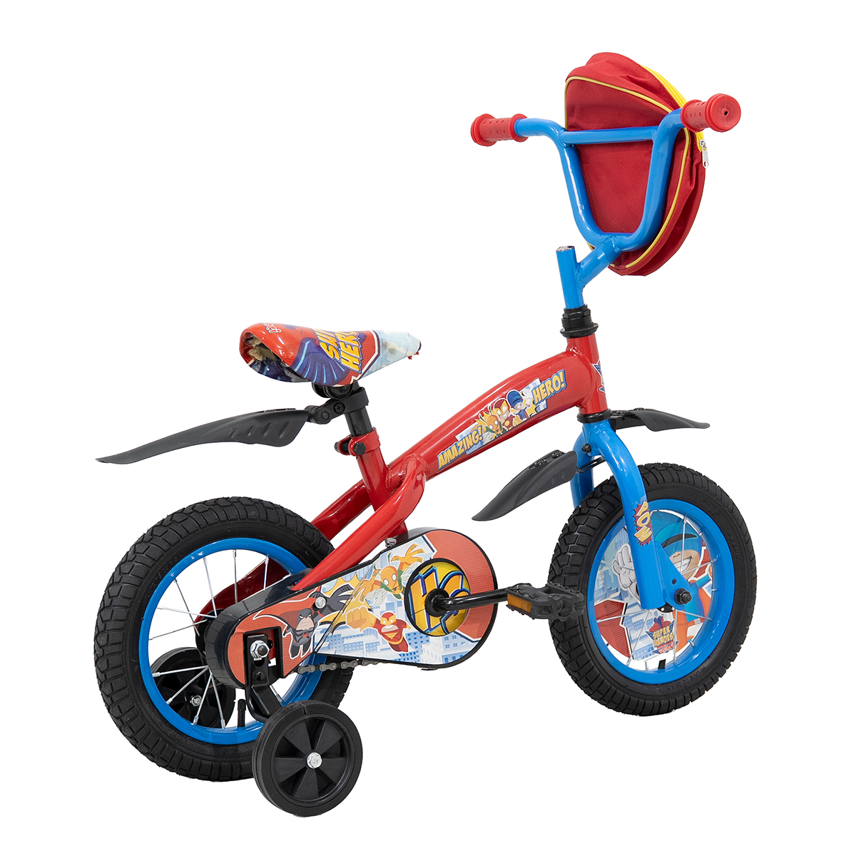 Bicicleta Veloci Street Cross Amazing Hero Eva Rodada 12 Rojo